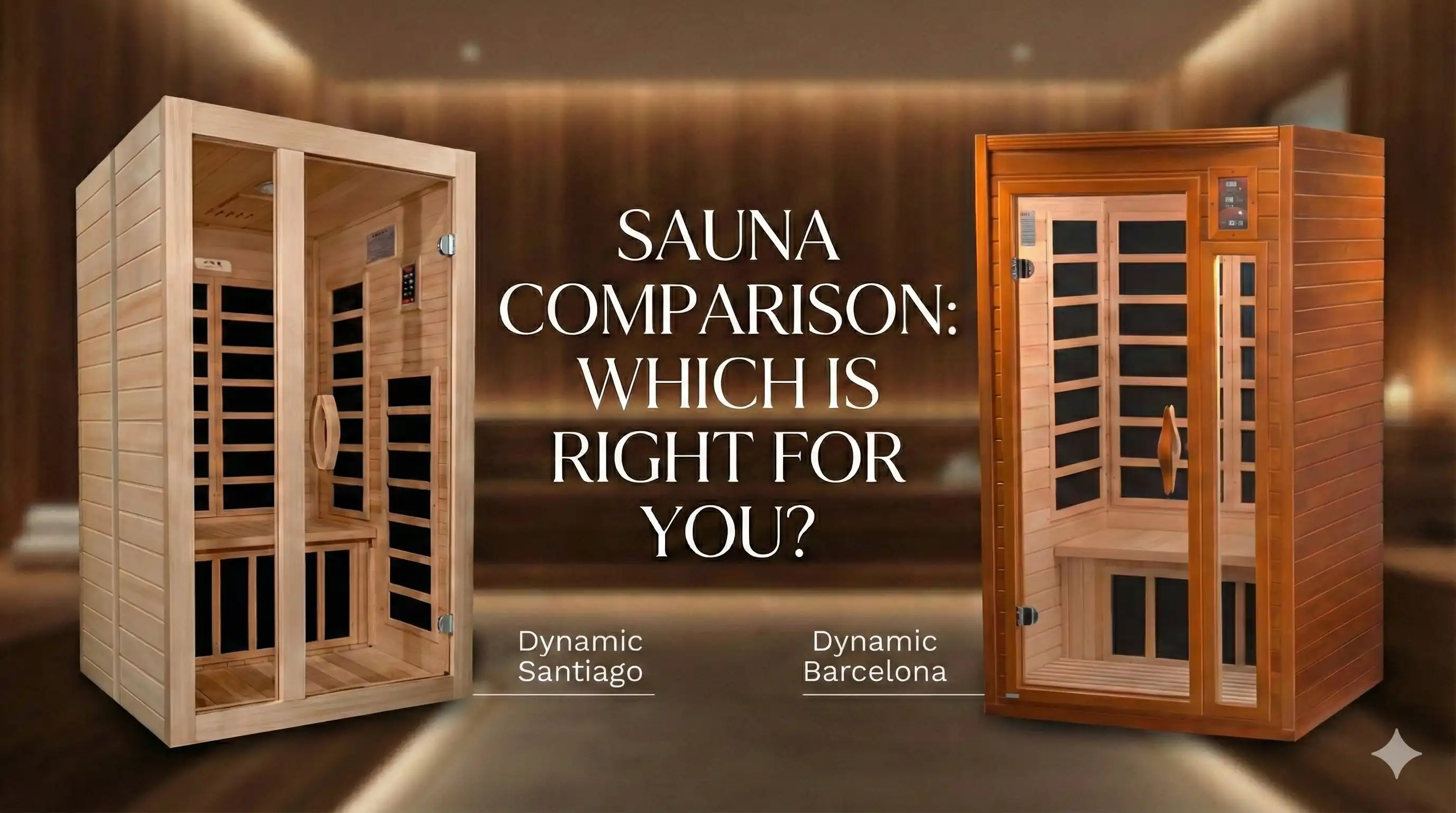 Dynamic Barcelona vs. Santiago Infrared Saunas