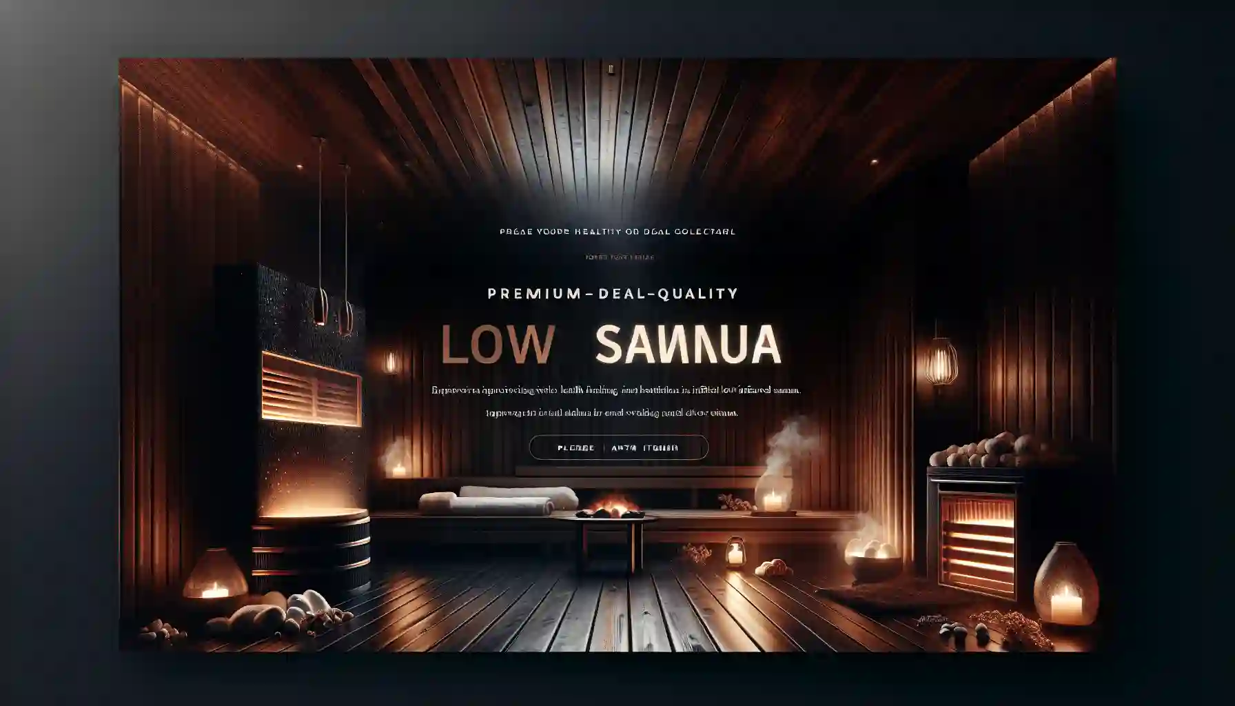 Infrared Saunas with Low EMF