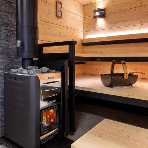 Harvia Pro 20 Floor-Mount Black Steel 24kW Wood Sauna Stove - 03