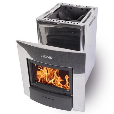 Harvia WK200SLUX Duo Series Floor-Mount 24.1kW Wood Sauna Stove - 03