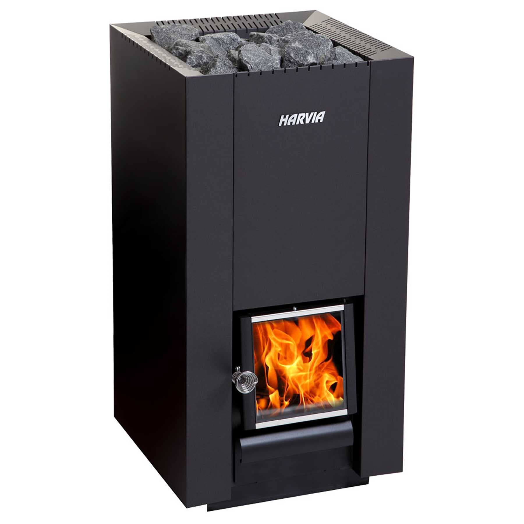 Harvia WK280C Linear Series Floor-Mount 22kW Wood Sauna Stove