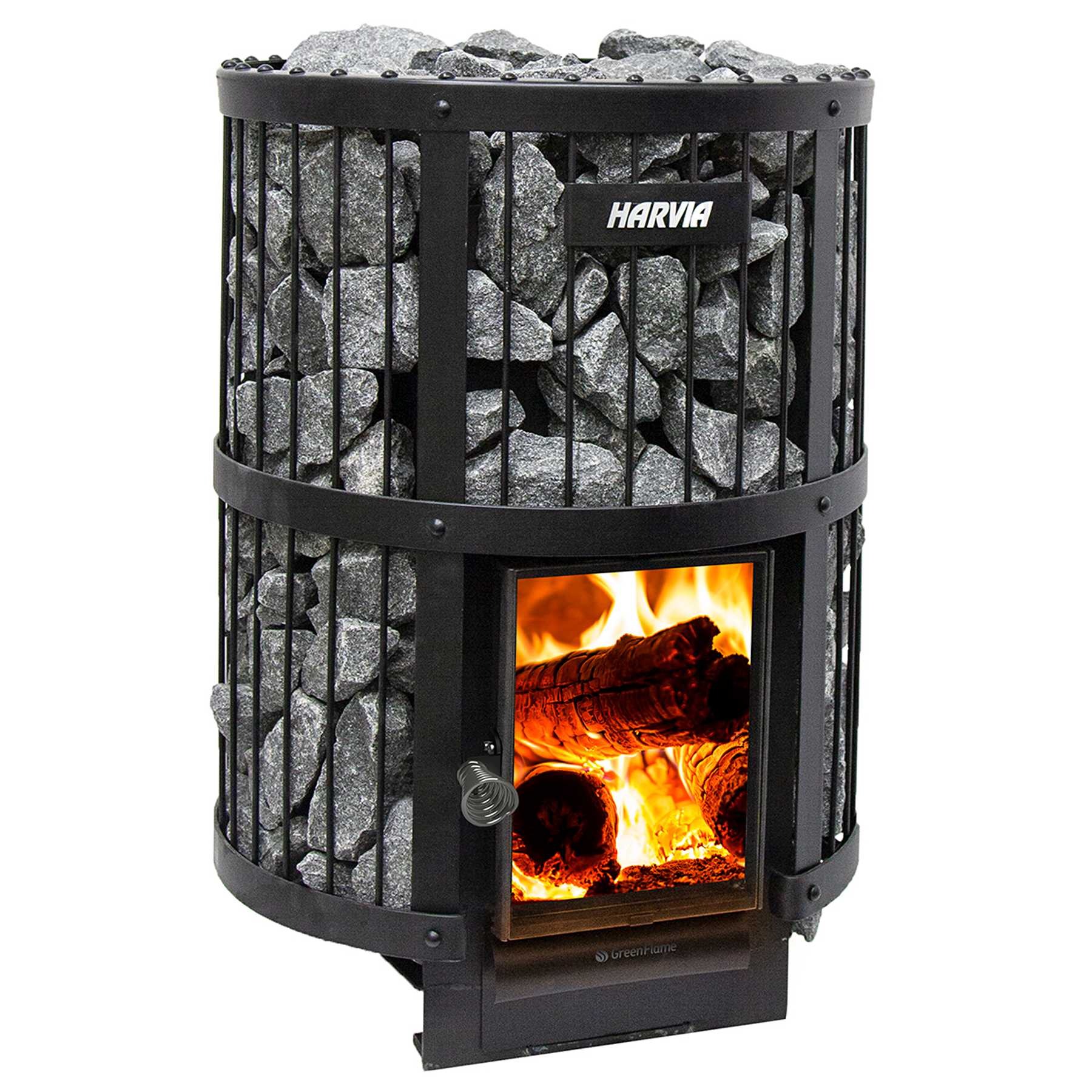 Harvia Legend 240GF Floor-Mount Black Steel 15.9kW Wood Sauna Stove