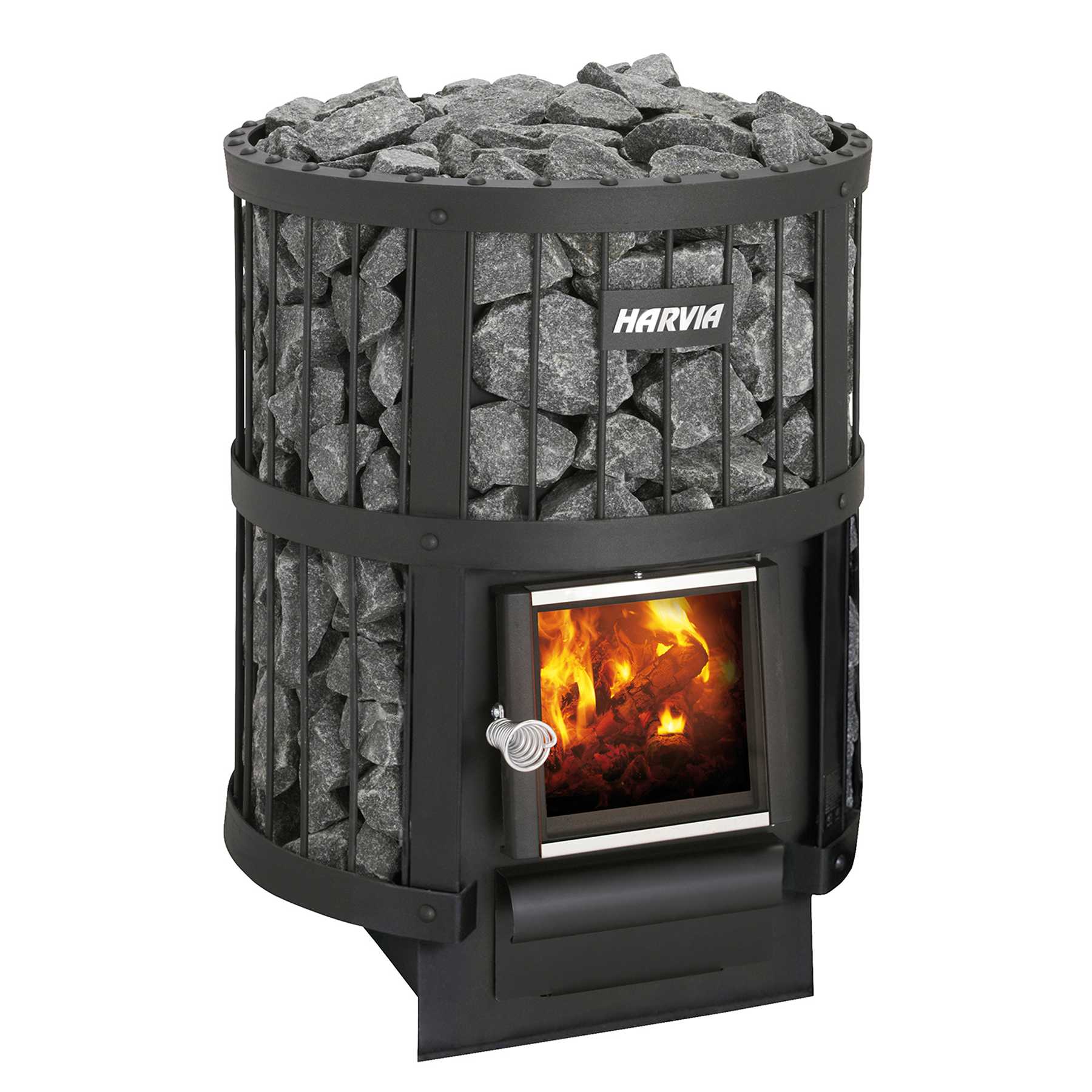 Harvia Legend 150 Floor Black Steel 16kW Wood-Burning Sauna Stove