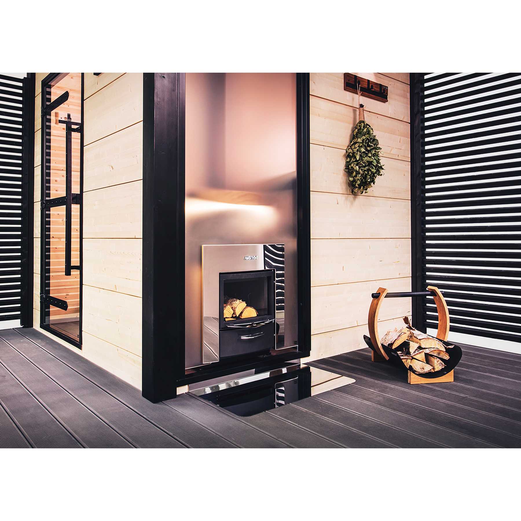 Harvia Legend 300DUO Floor-Mount Combo 23.5KW Wood Sauna Stove - 02