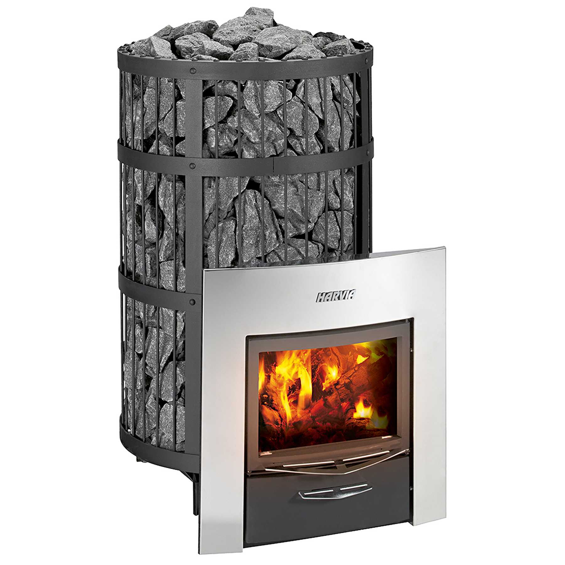 Harvia Legend 300DUO Floor-Mount Combo 23.5KW Wood Sauna Stove