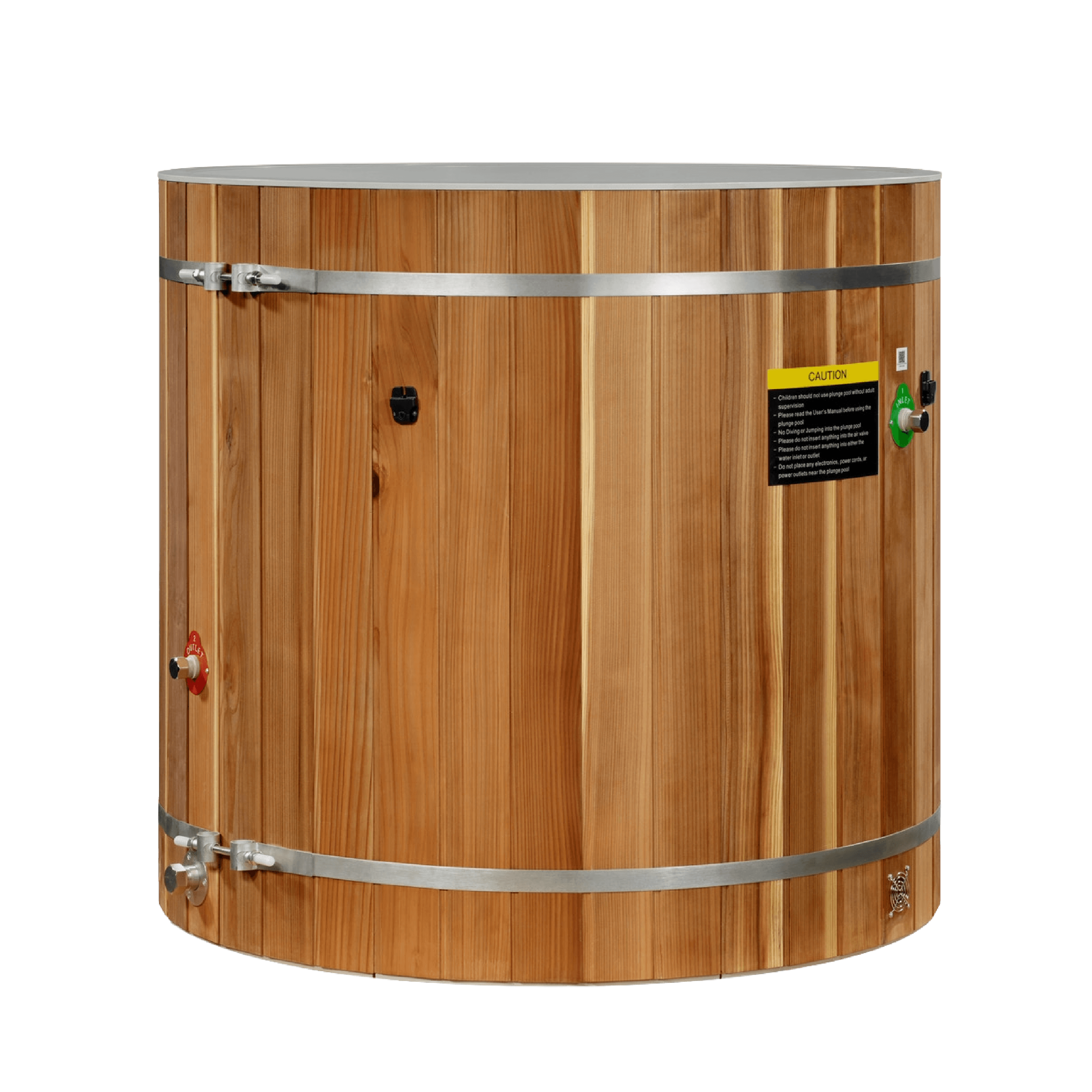 Dynamic Cold Therapy Pacific Cedar Barrel Cold Plunge Tub - photo 1 of 5