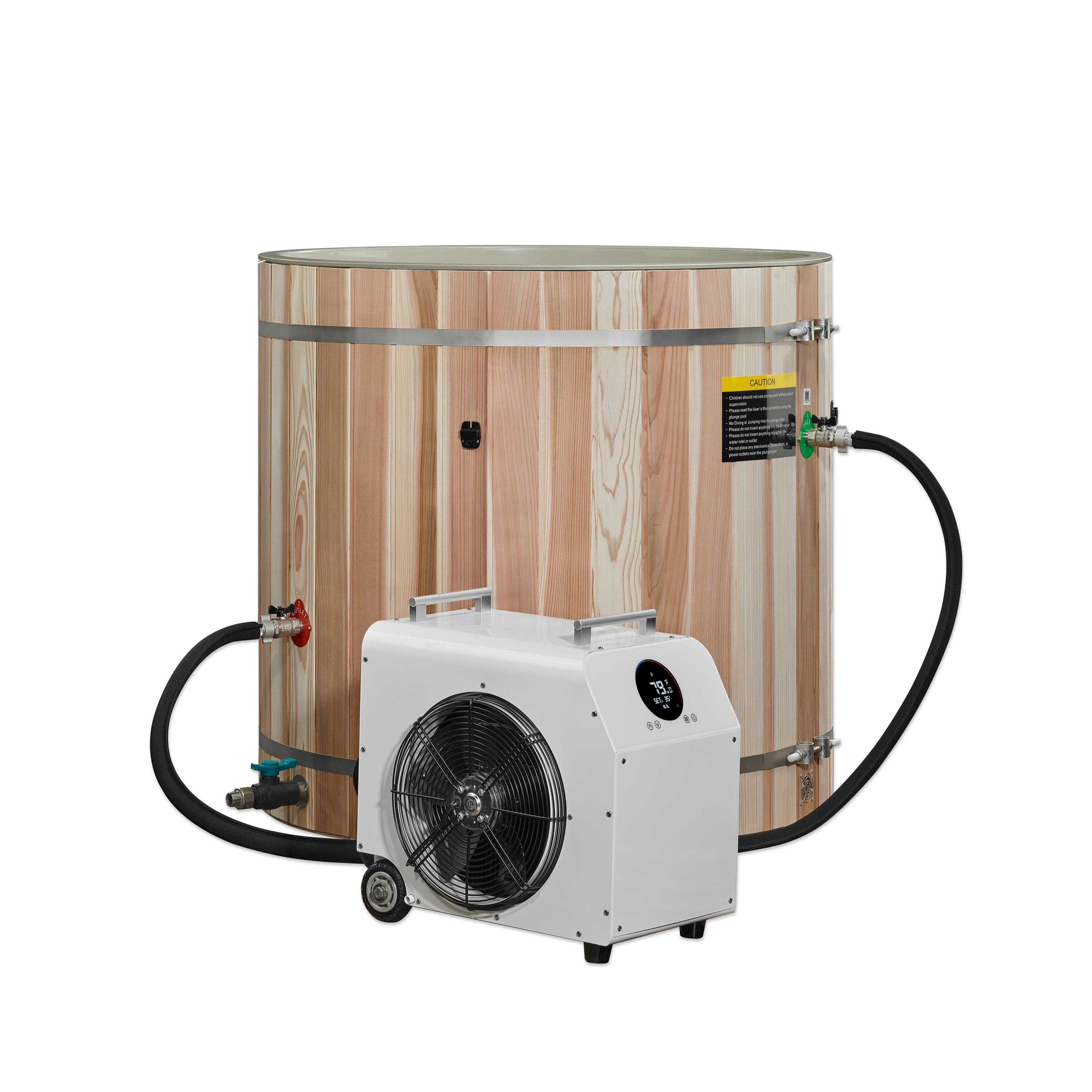 Dynamic Cold Therapy Pacific Cedar Barrel Cold Plunge Tub - photo 4 of 5