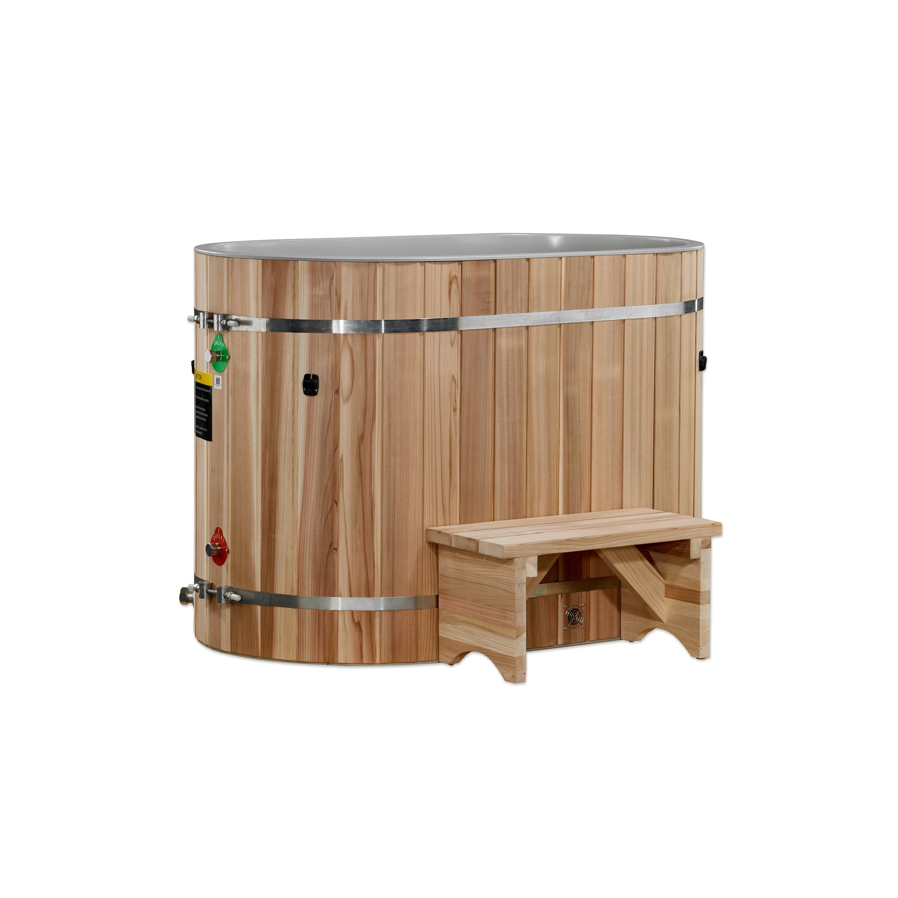 Dynamic Cold Therapy Oval Barrel Cold Plunge Tub