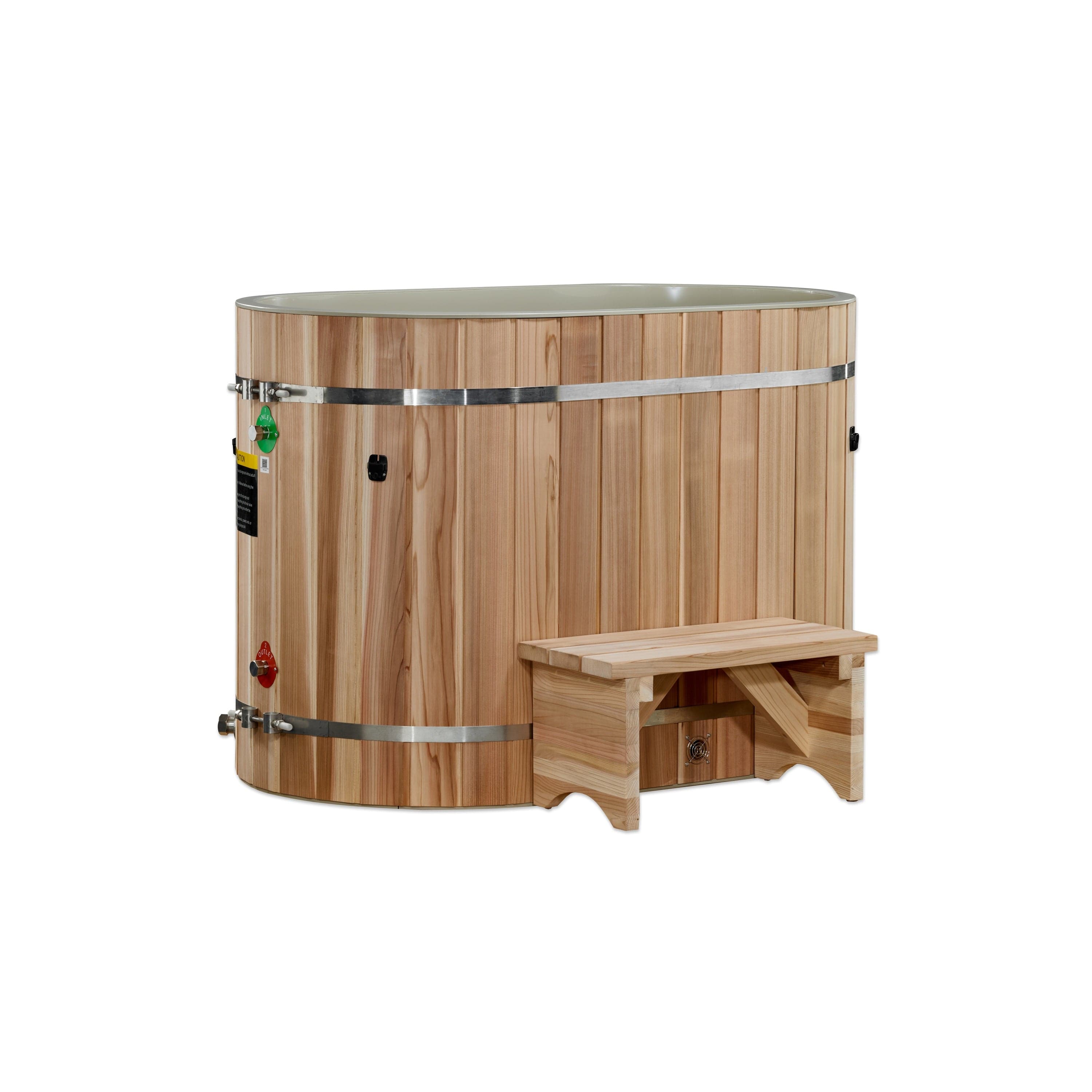 Dynamic Cold Therapy Oval Barrel Cold Plunge Tub - photo 2 of 3