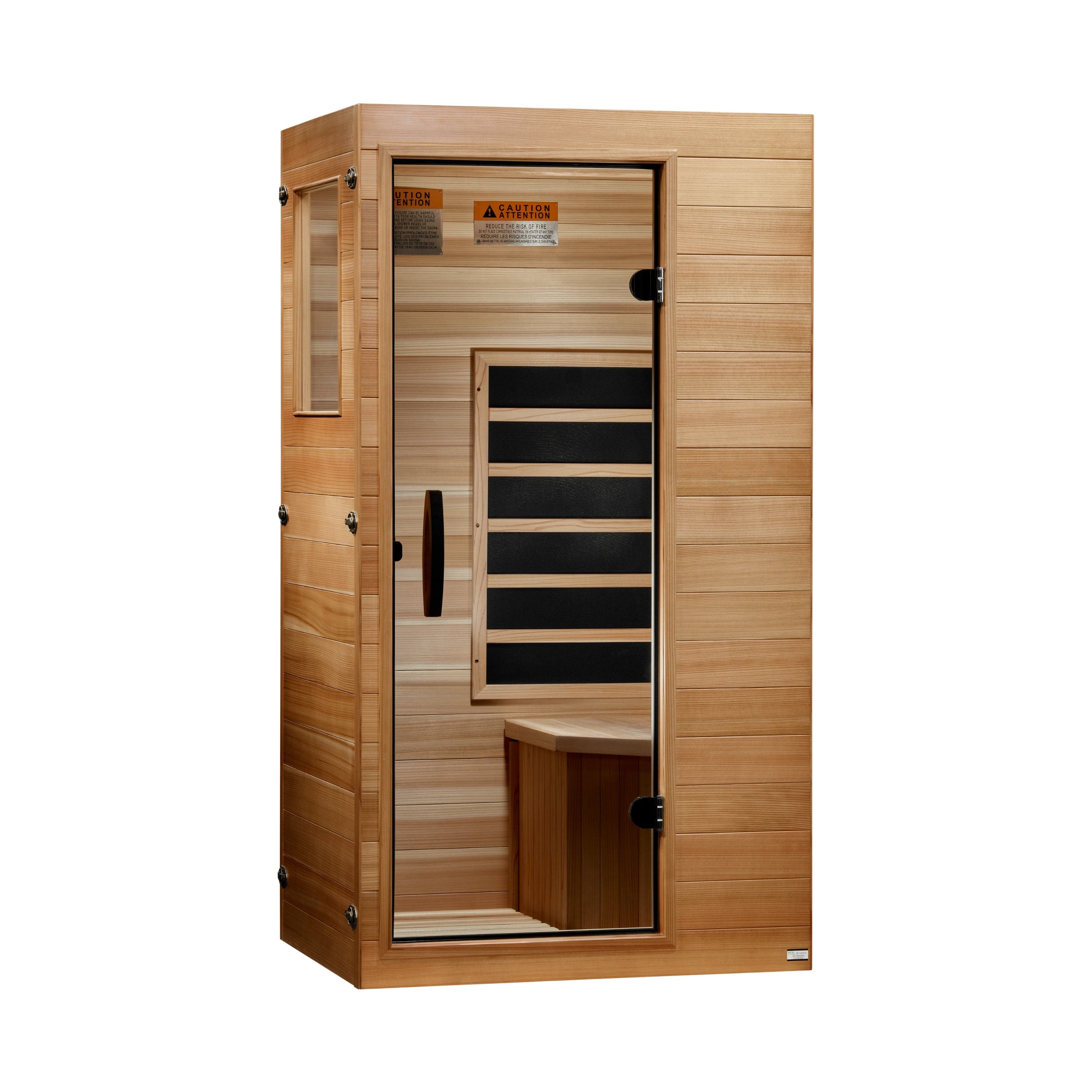 Dynamic Sicily 1 Person Ultra Low EMF Infrared Sauna - photo 1 of 4
