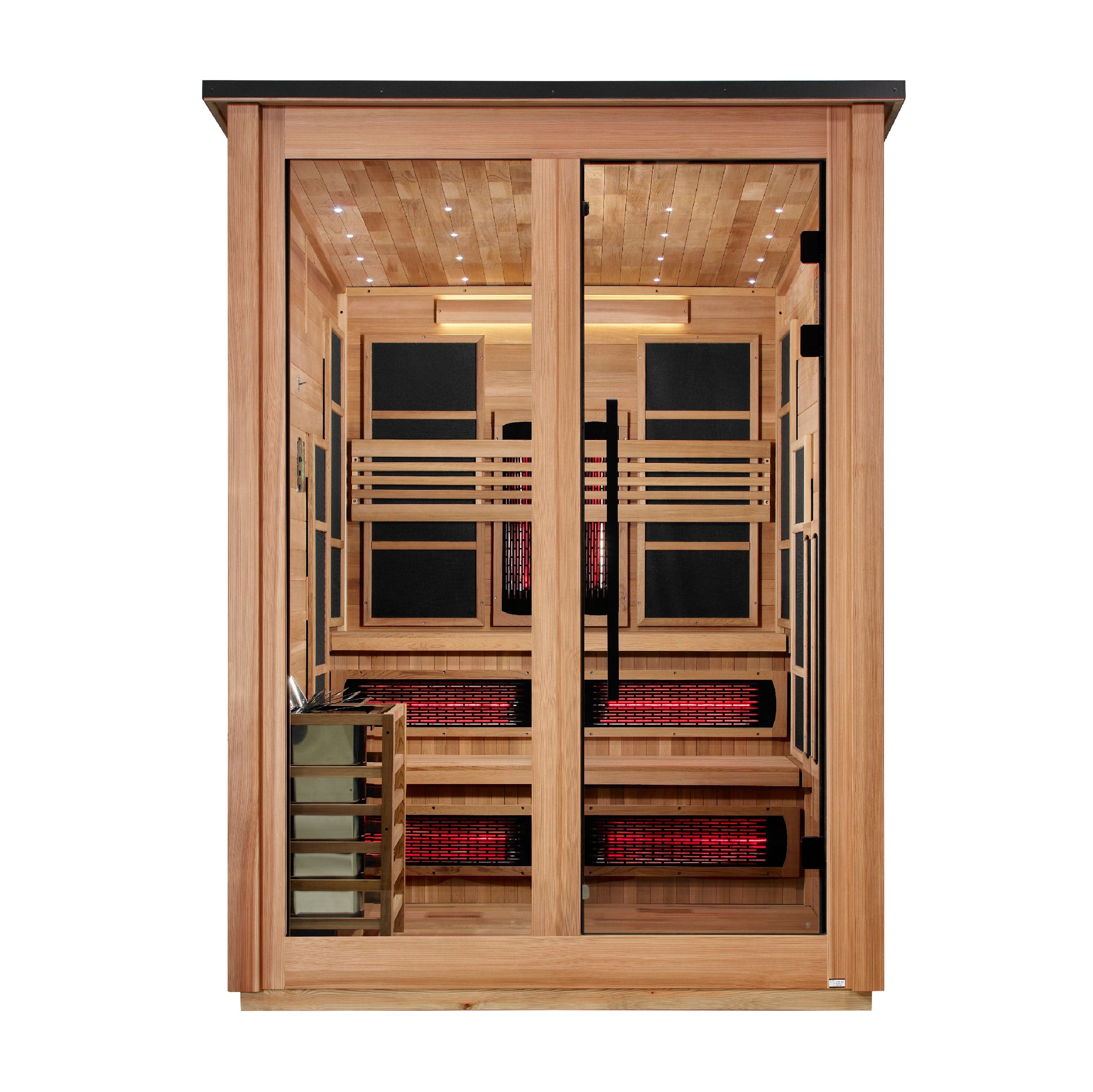 Golden Designs Kaskinen 6 Person Hybrid Outdoor Sauna - photo 2 of 3
