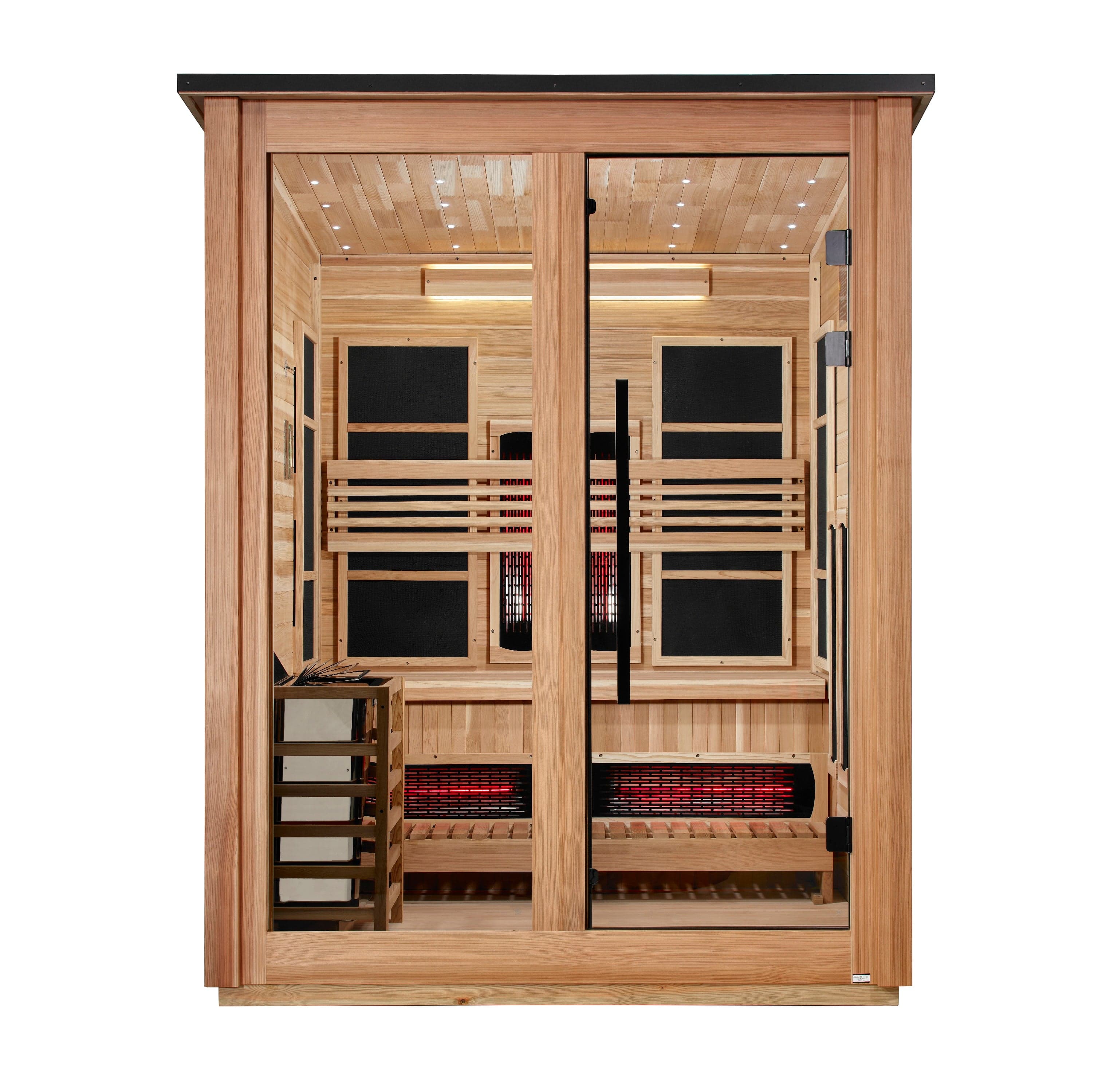 Golden Designs Loviisa 3 Person Hybrid Outdoor Sauna - photo 2 of 3