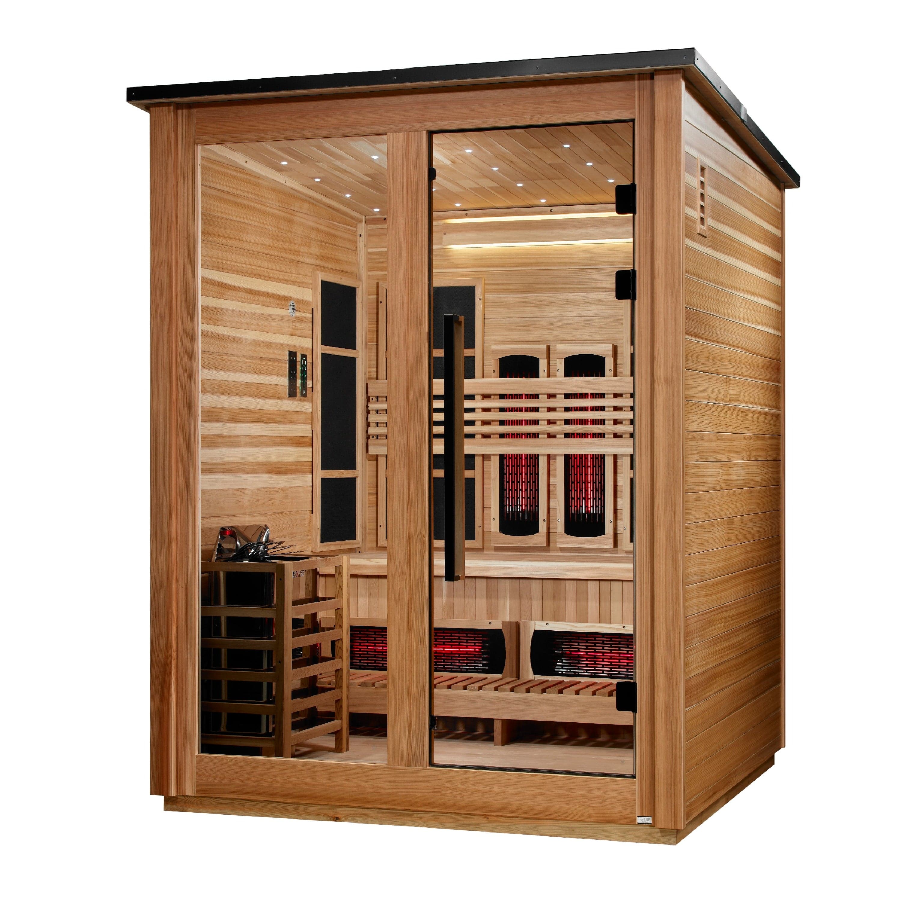 Golden Designs Loviisa 3 Person Hybrid Outdoor Sauna