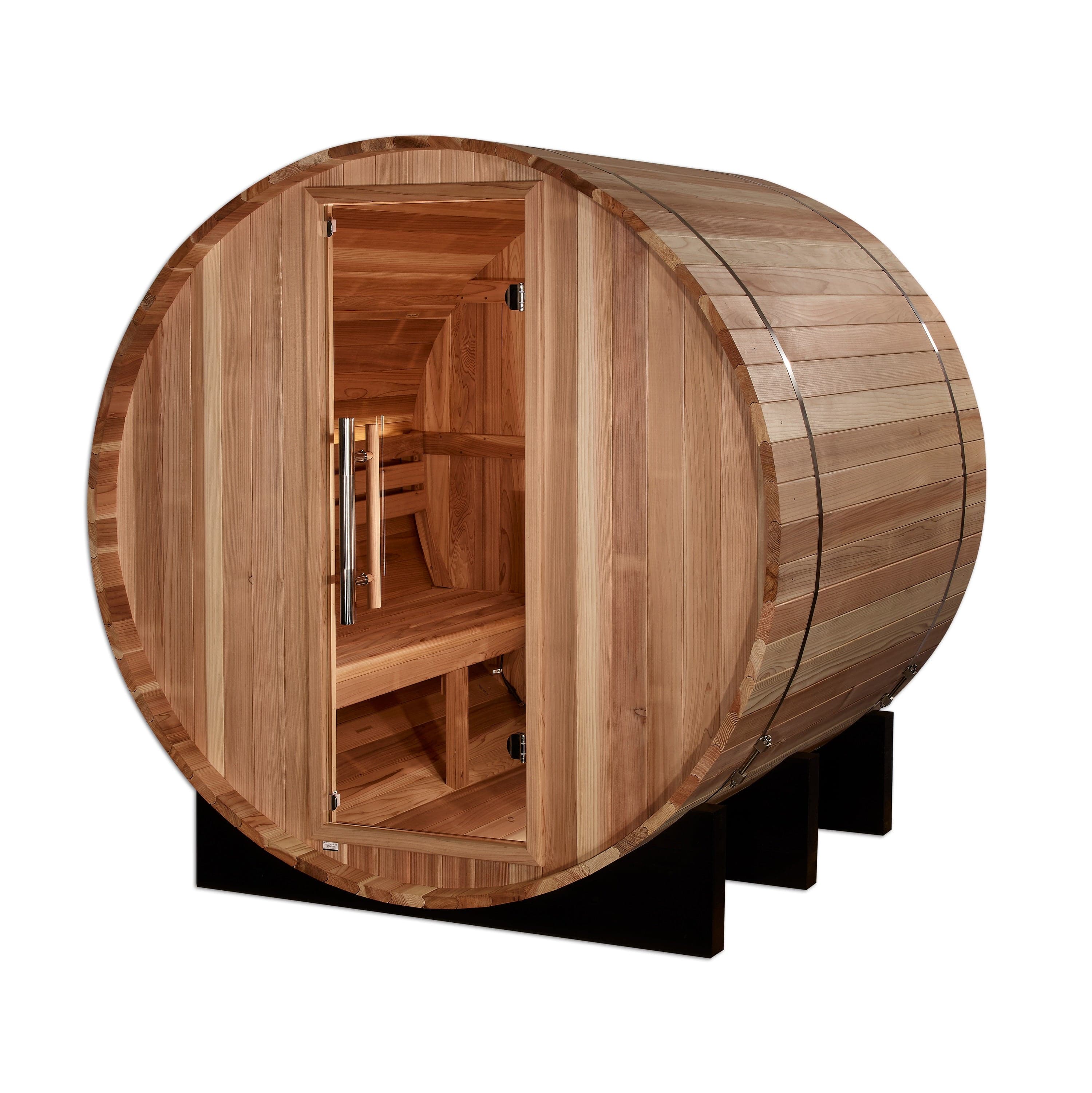 Golden Designs St. Moritz 2 Person Barrel Sauna - photo 1 of 7