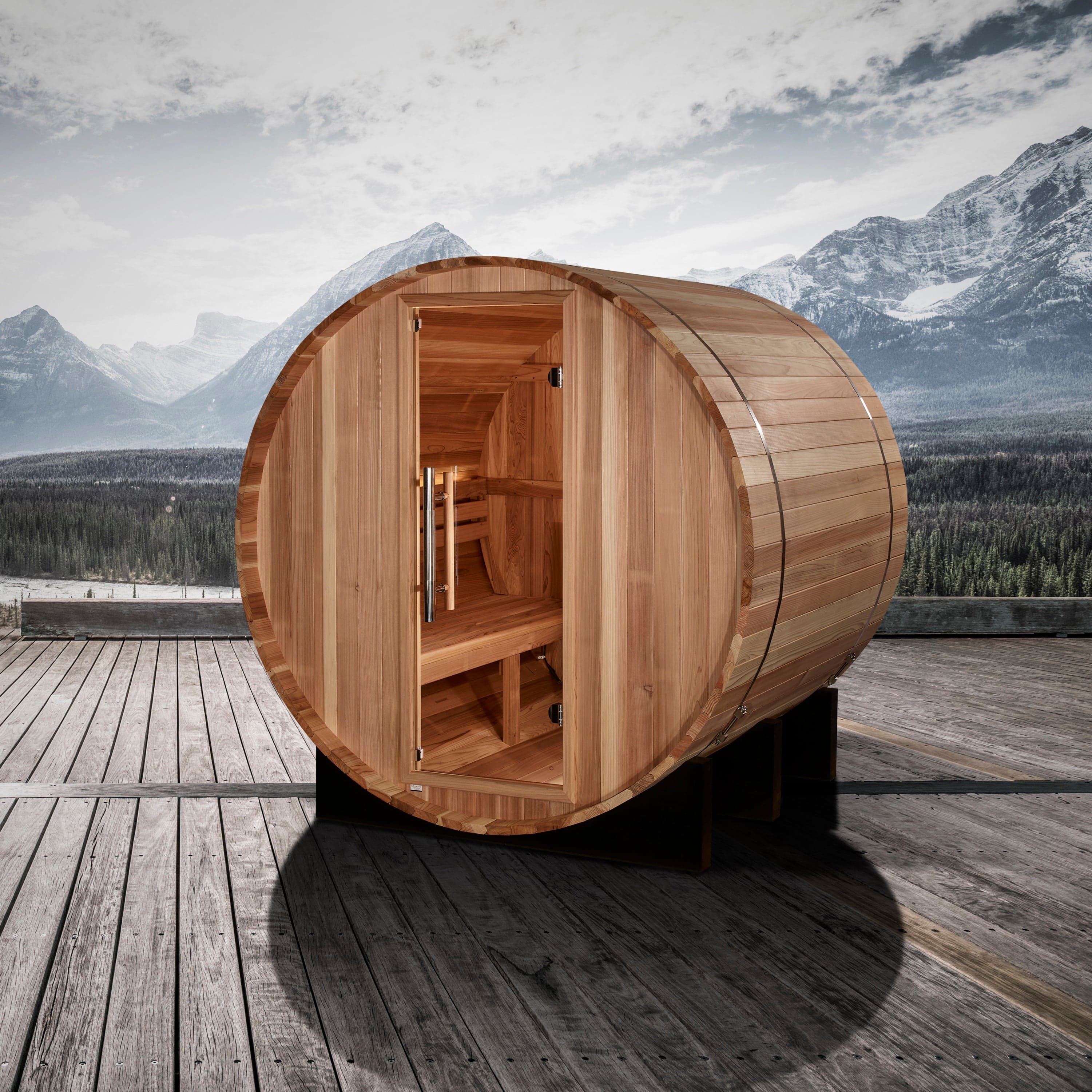 Golden Designs St. Moritz 2 Person Barrel Sauna - photo 2 of 7