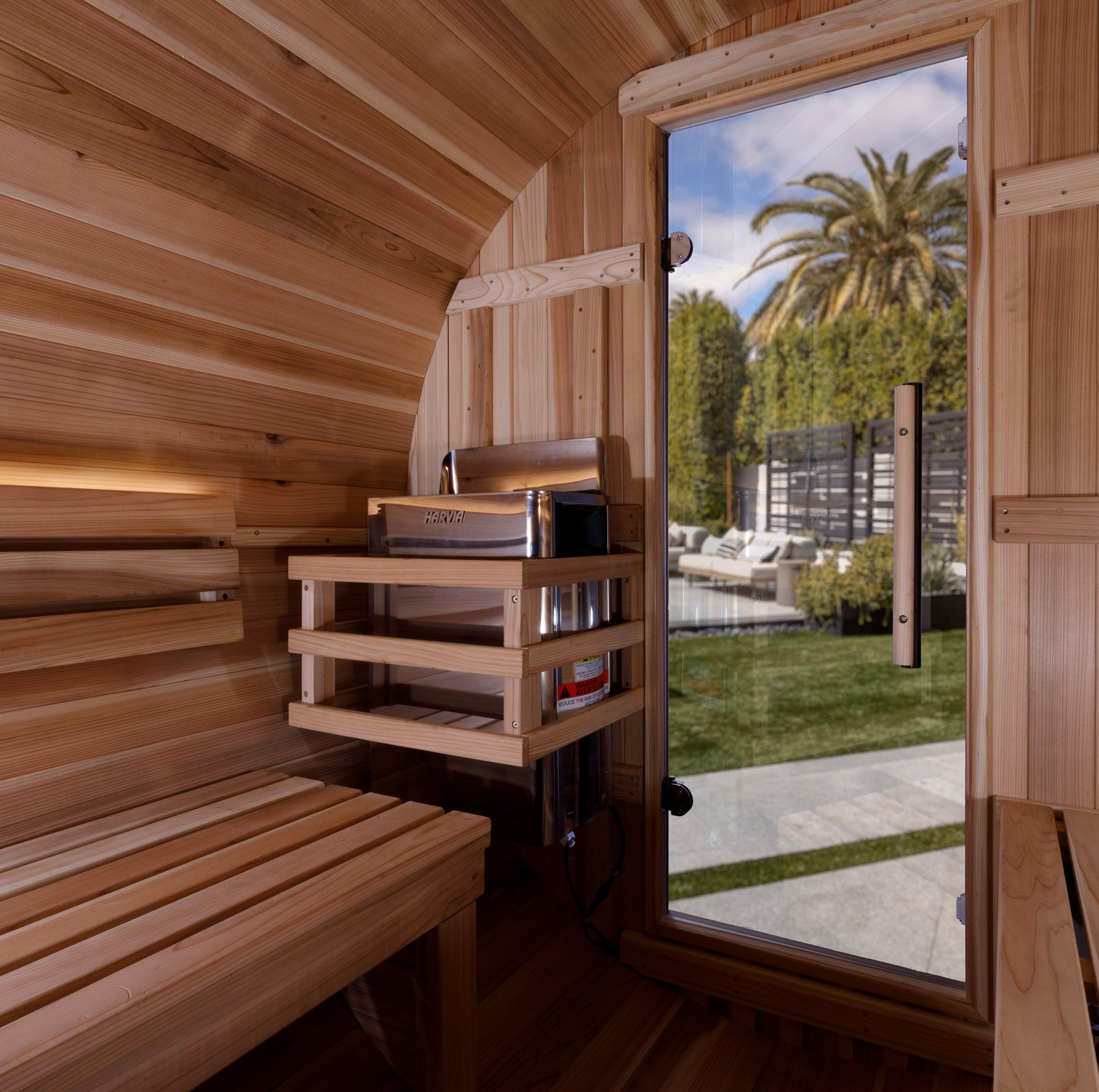 Golden Designs Zurich 4 Person Barrel Sauna - photo 3 of 6