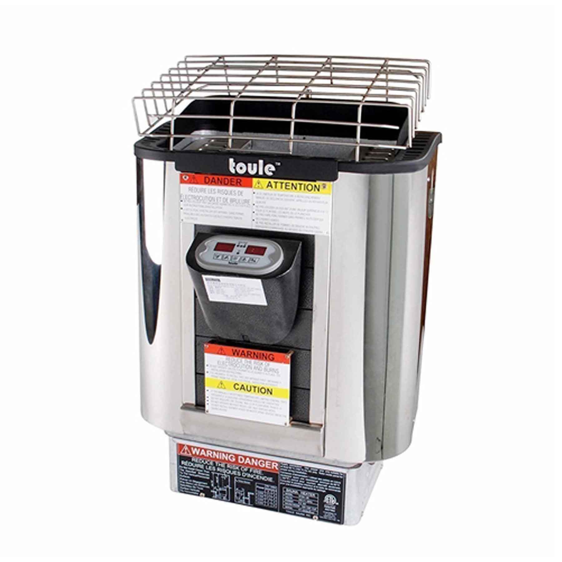 Aleko 5 Person 4.5 kW Finland Canopy Outdoor and Indoor Barrel Sauna - Image 4