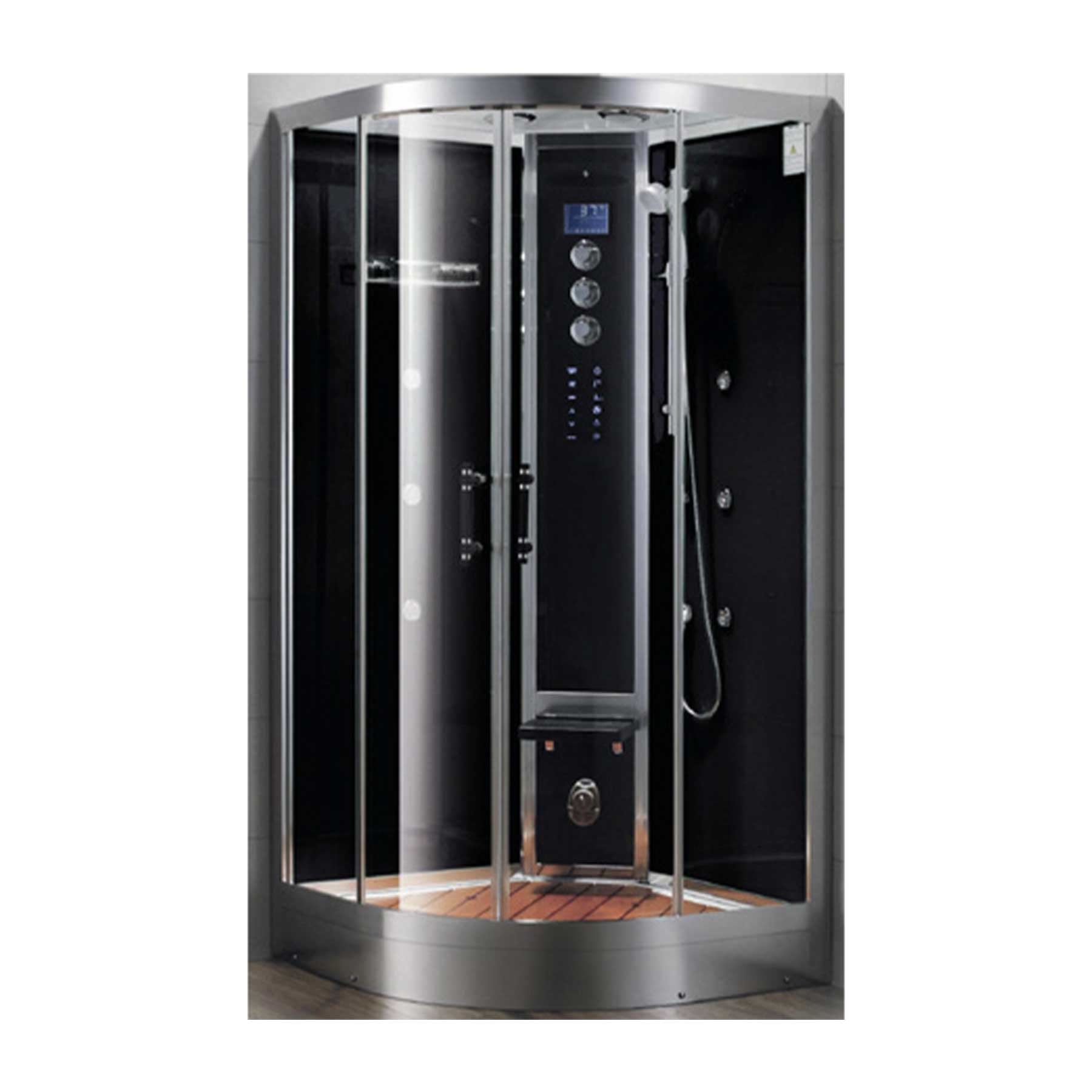 Athena WS-102 1 Person 6 Jetted 40L x 40W x 89H in Steam Shower - Image 2