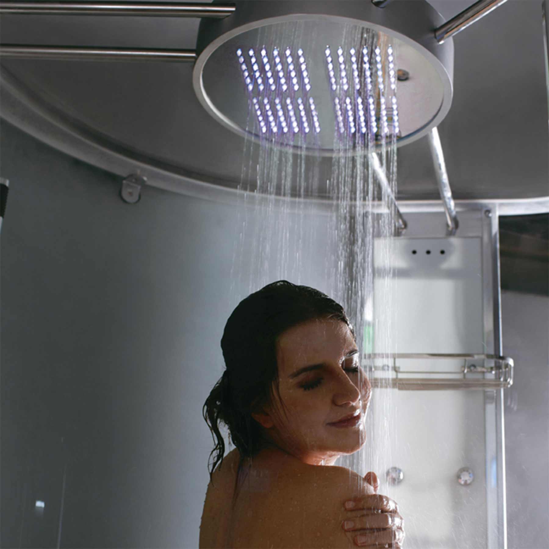 Athena WS-122 2 Person 12 Jetted 59L x 59W x 89H in Steam Shower - Image 6