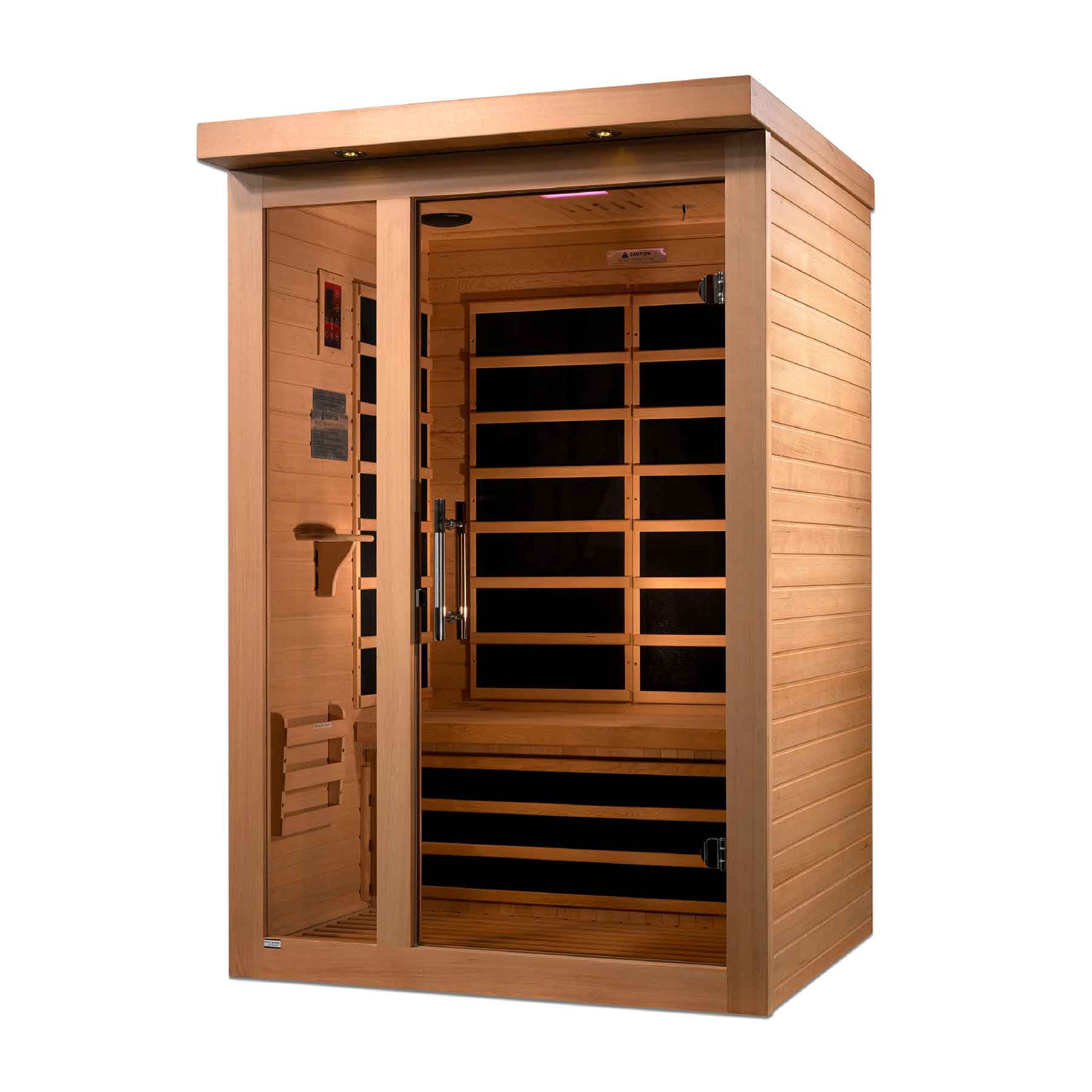 Dynamic Llumeneres 2 Person Ultra Low EMF Indoor Infrared Sauna - Image 1