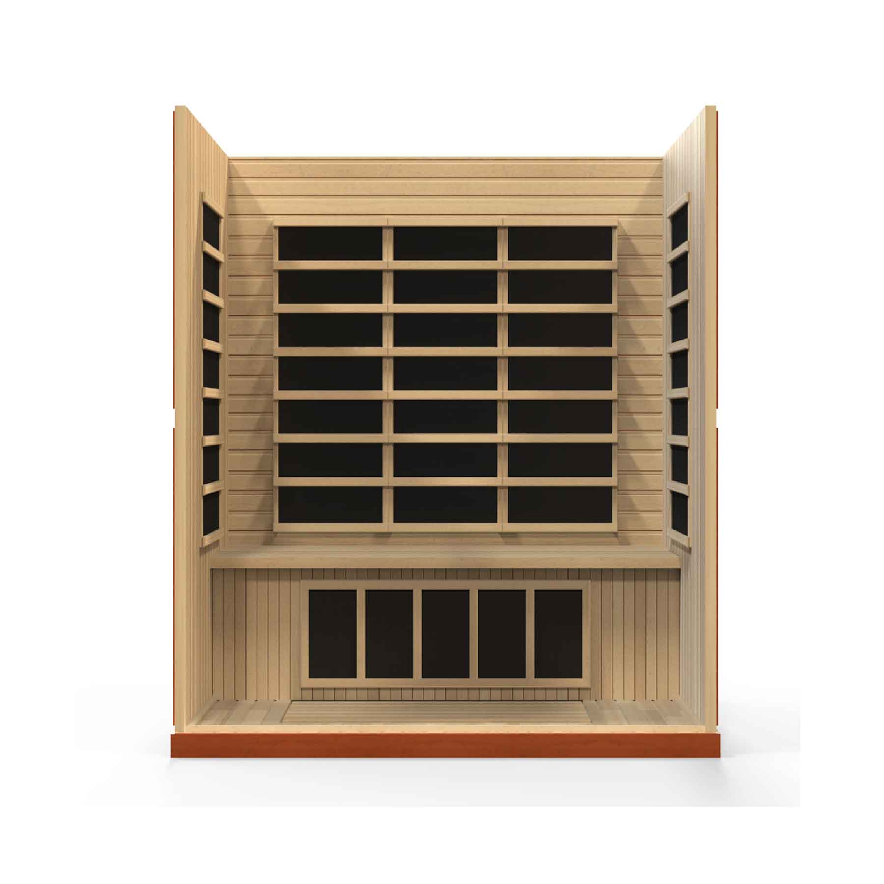 Dynamic Bergamo 4 Person Low EMF Indoor FAR Infrared Sauna - Image 4