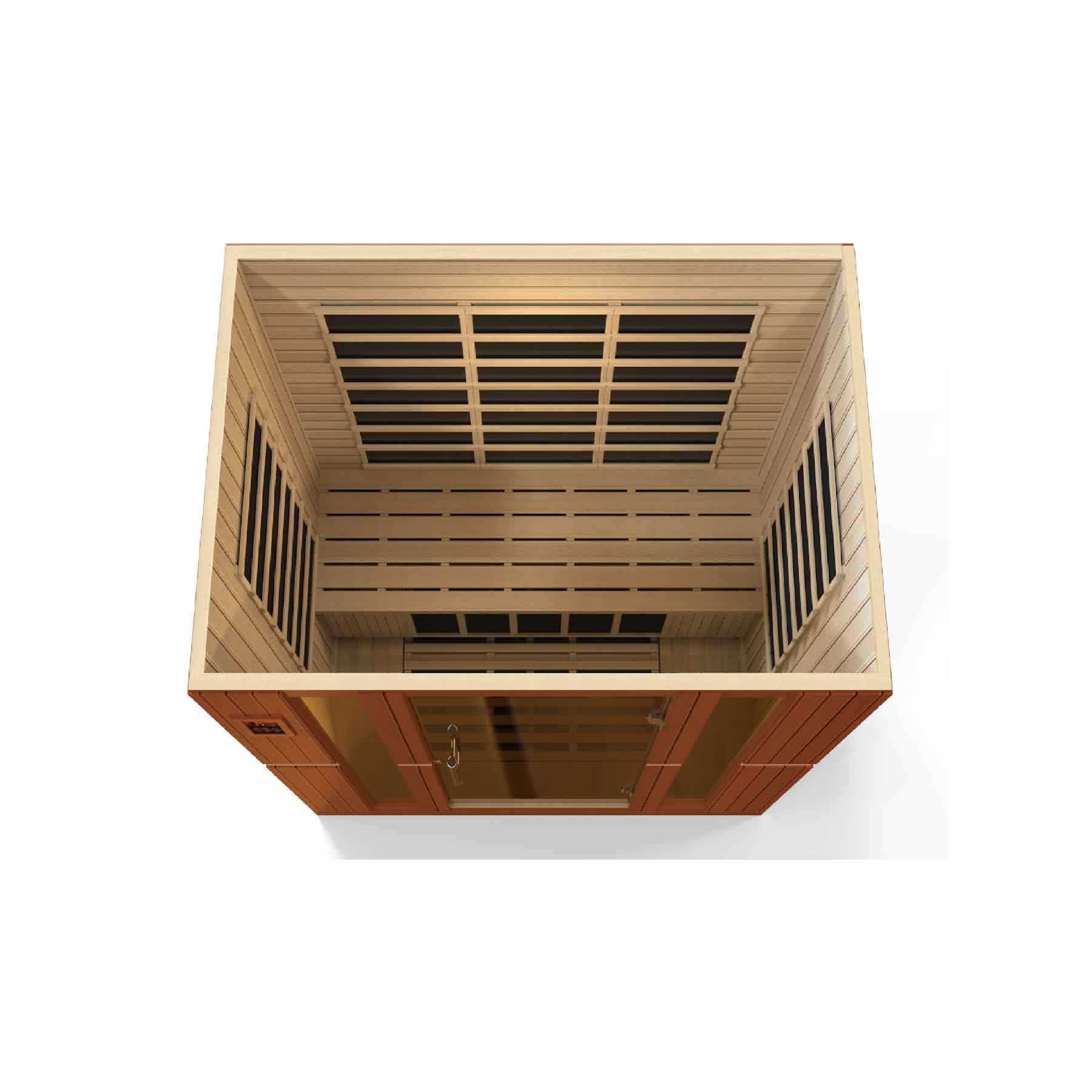 Dynamic Bergamo 4 Person Low EMF Indoor FAR Infrared Sauna - Image 5