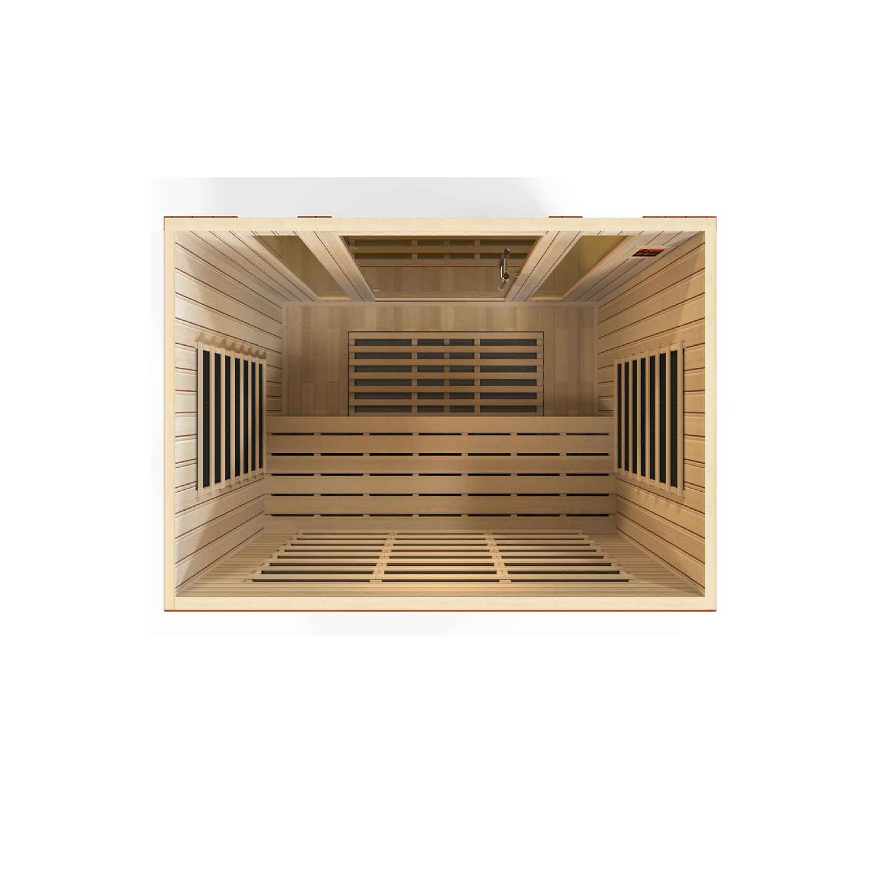 Dynamic Bergamo 4 Person Low EMF Indoor FAR Infrared Sauna - Image 6