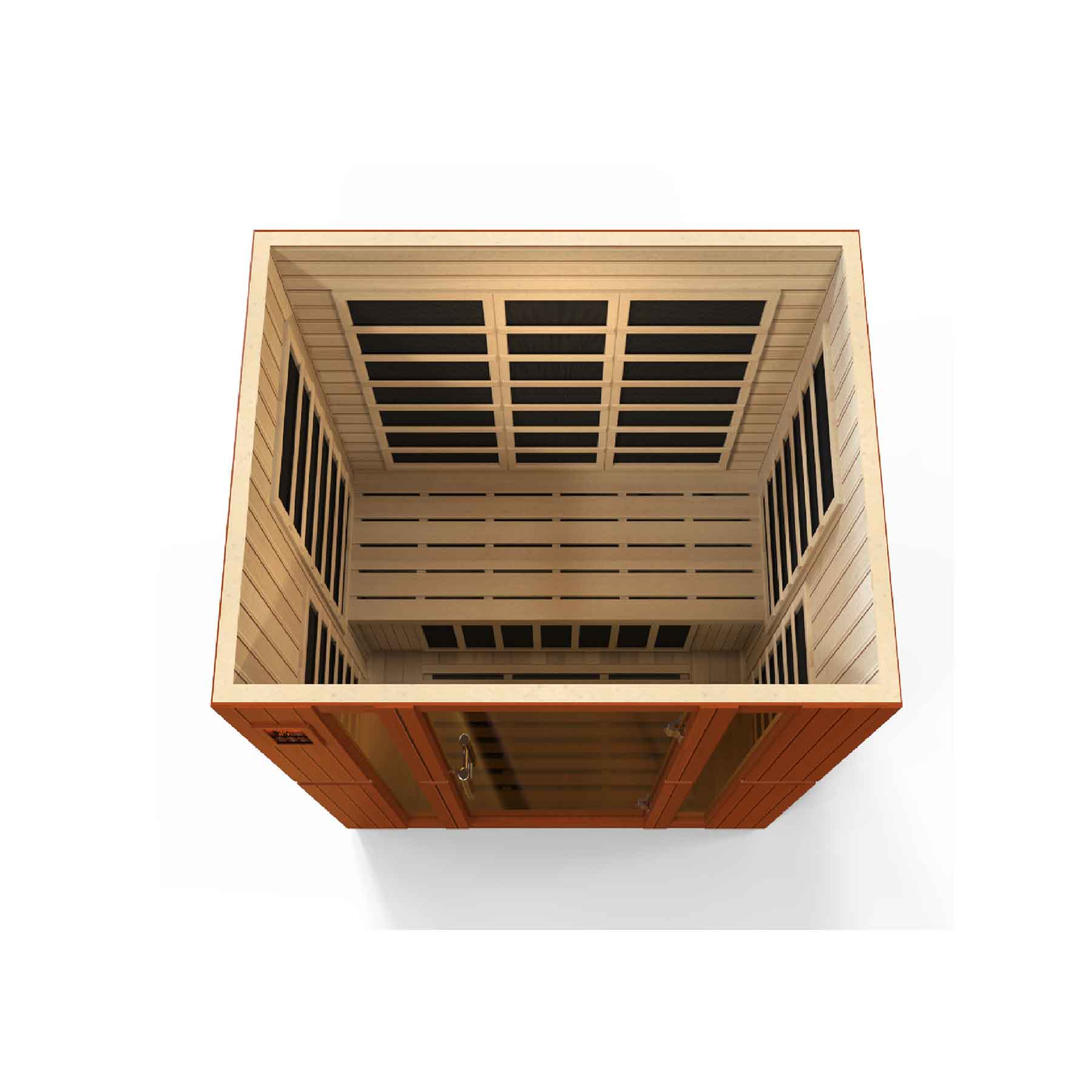 Dynamic Bellagio 3 Person Low EMF Indoor FAR Infrared Sauna - Image 4