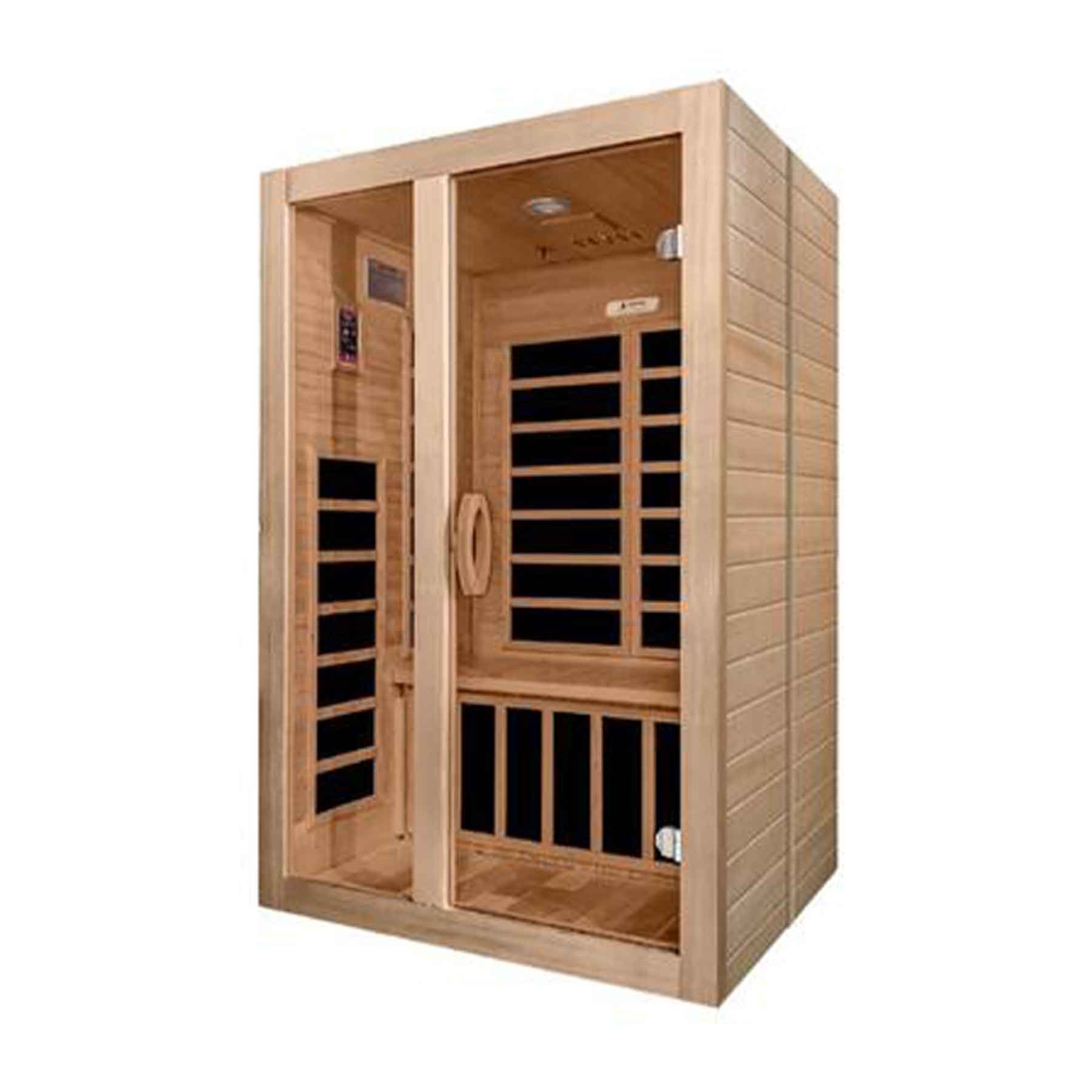 Dynamic Santiago 2 Person Low EMF Indoor FAR Infrared Sauna - Image 1