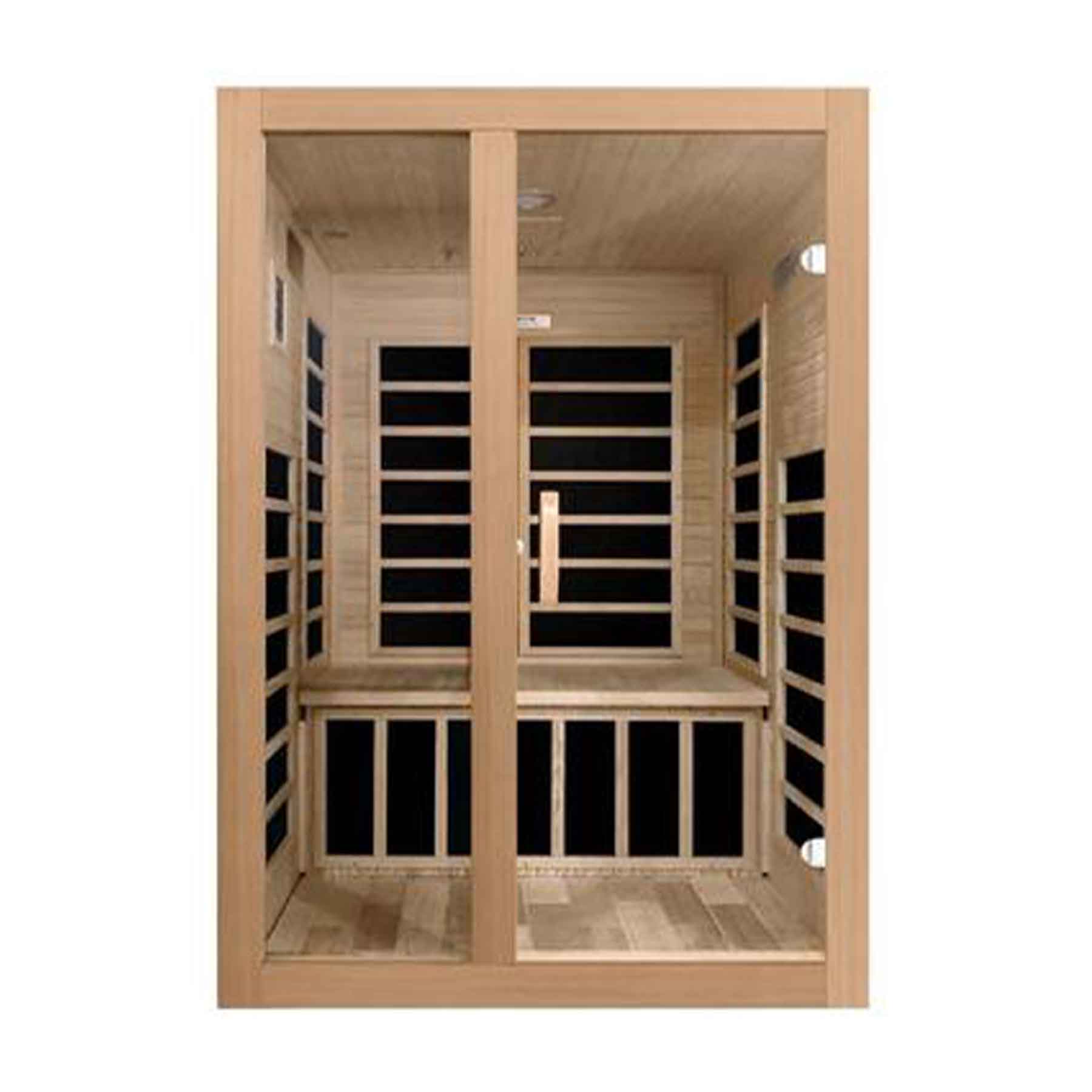 Dynamic Santiago 2 Person Low EMF Indoor FAR Infrared Sauna - Image 3