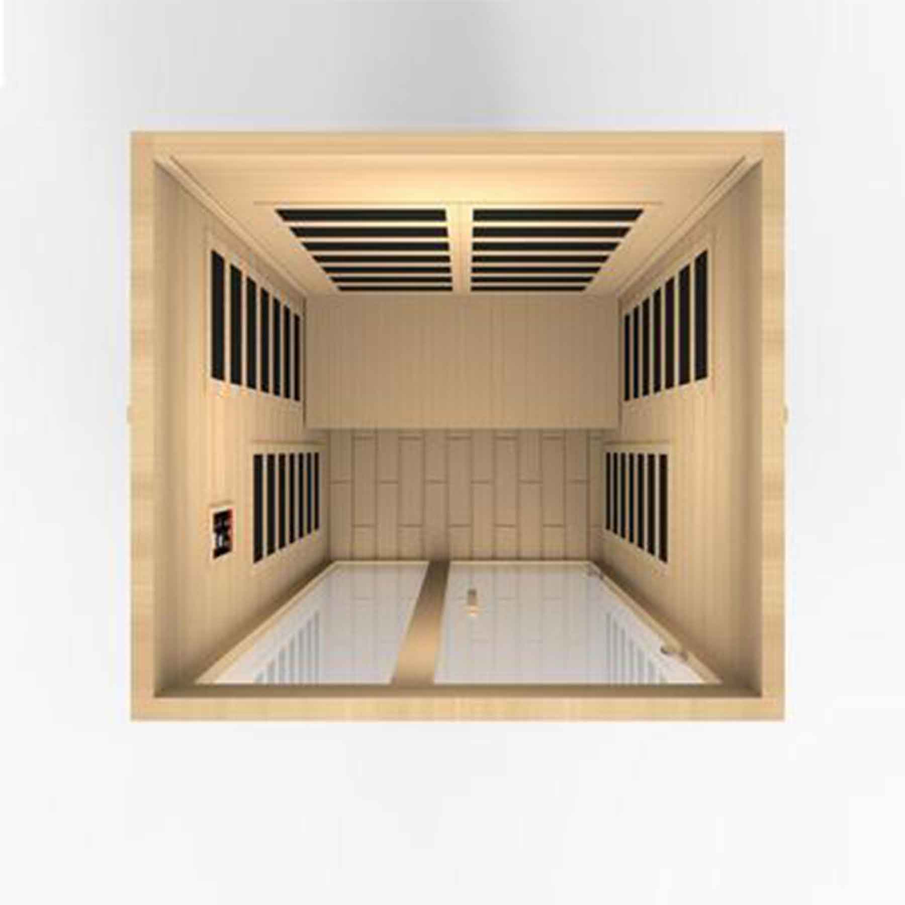 Dynamic Santiago 2 Person Low EMF Indoor FAR Infrared Sauna - Image 4