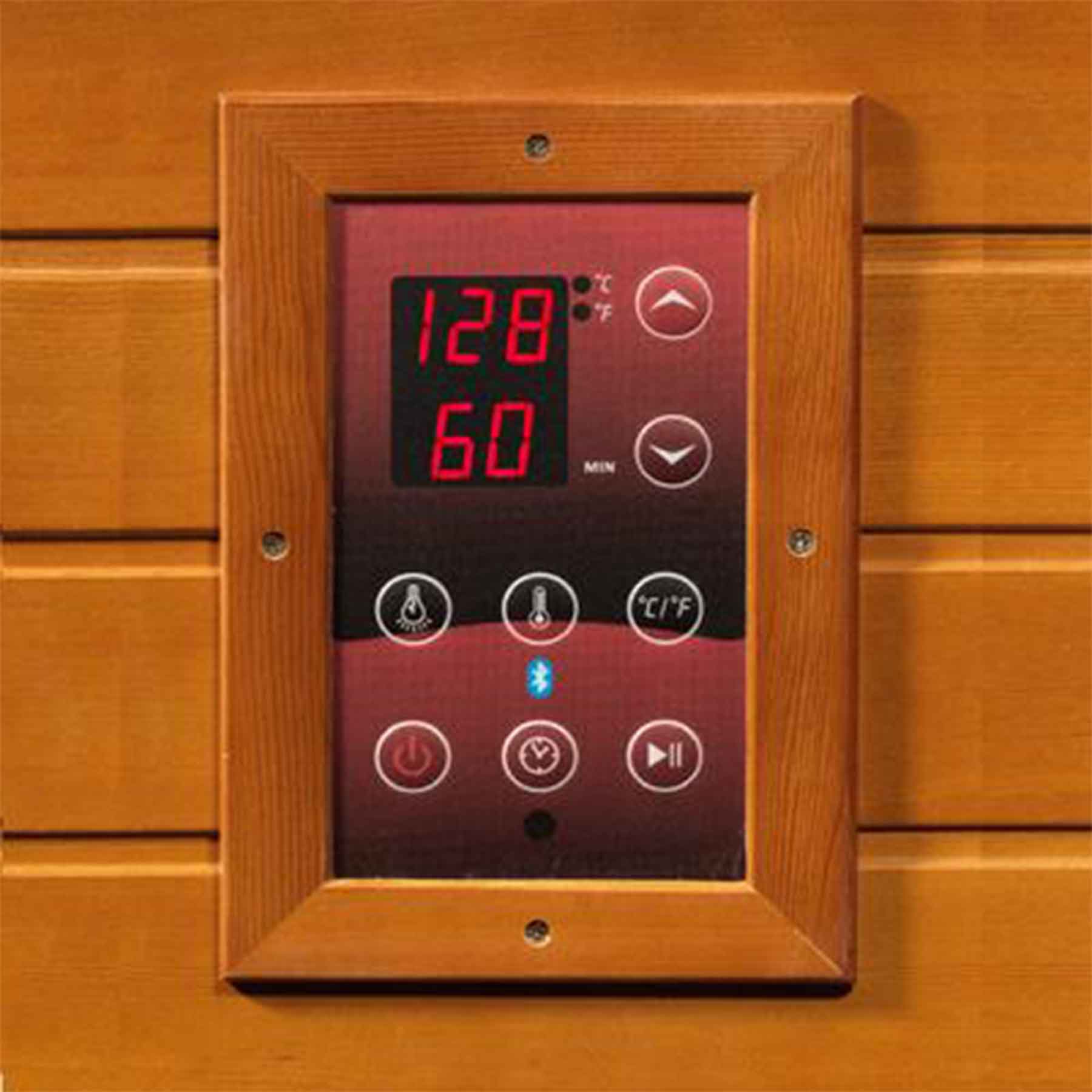 Dynamic Santiago 2 Person Low EMF Indoor FAR Infrared Sauna - Image 8