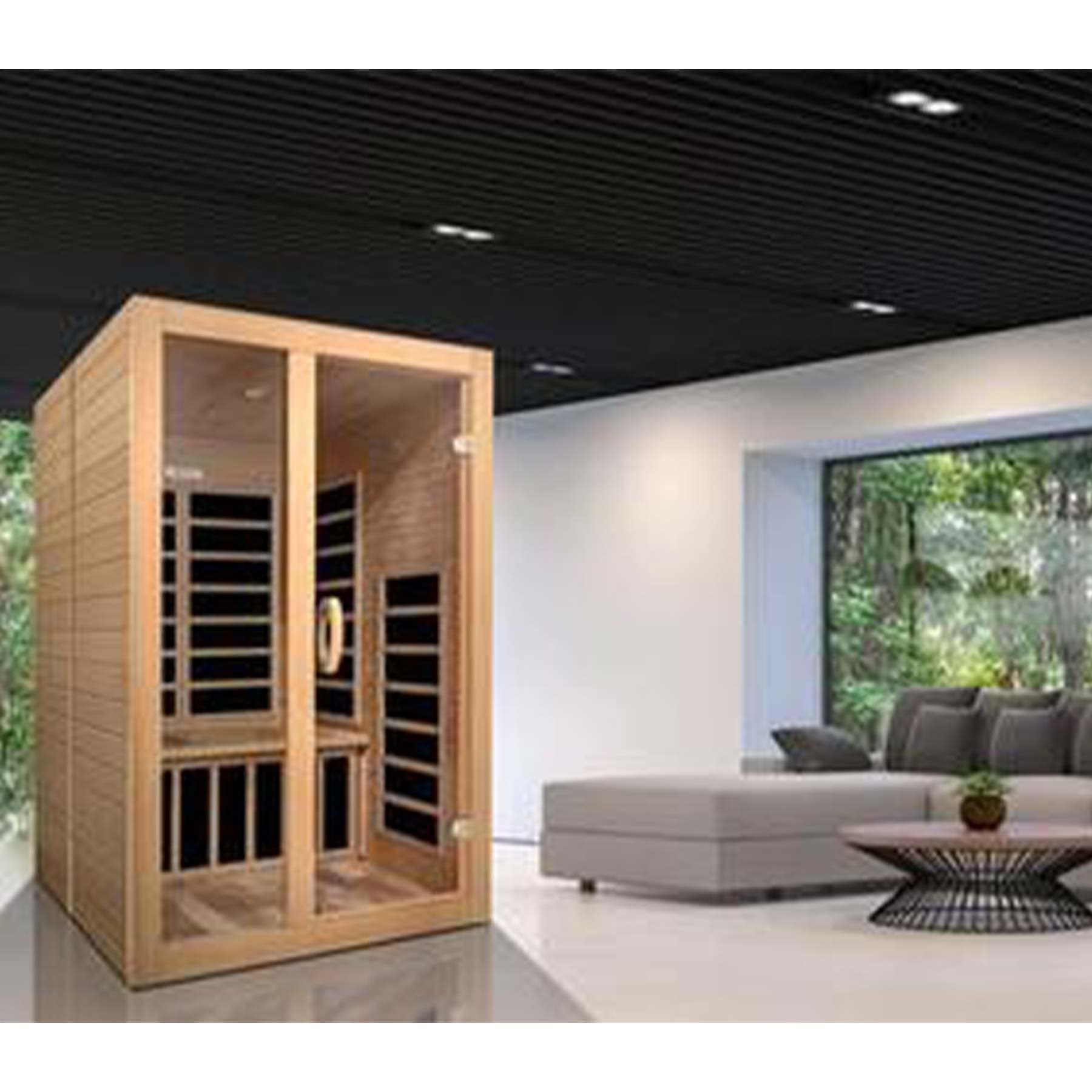 Dynamic Santiago 2 Person Low EMF Indoor FAR Infrared Sauna - Image 10