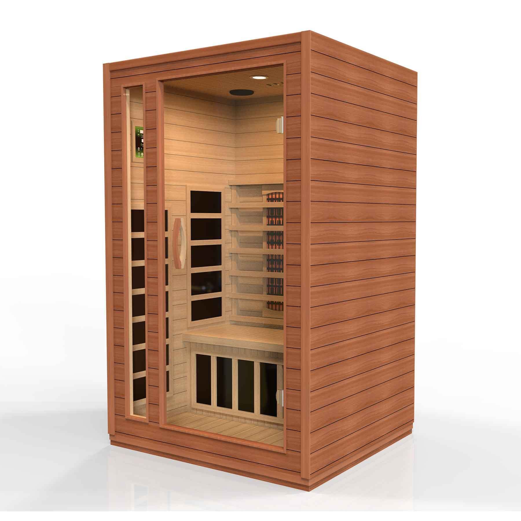 Dynamic Cardoba 2 Person Full Spectrum Ultra Low EMF Indoor Infrared Sauna - Image 1