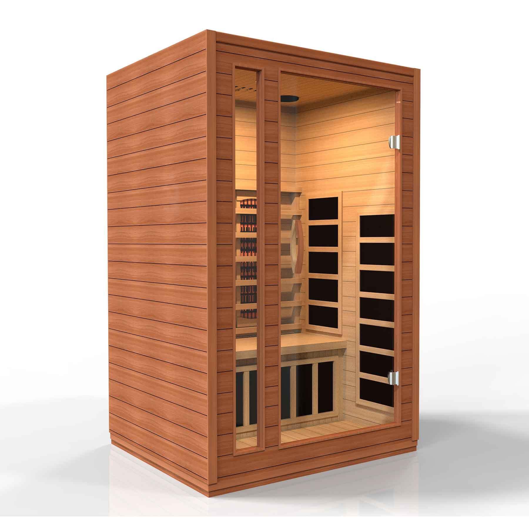 Dynamic Cardoba 2 Person Full Spectrum Ultra Low EMF Indoor Infrared Sauna - Image 3