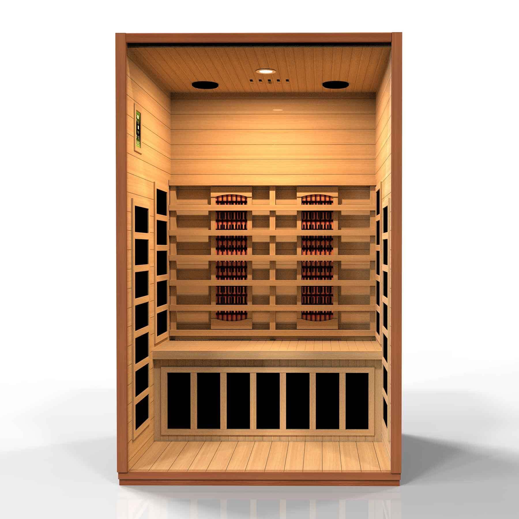 Dynamic Cardoba 2 Person Full Spectrum Ultra Low EMF Indoor Infrared Sauna - Image 5