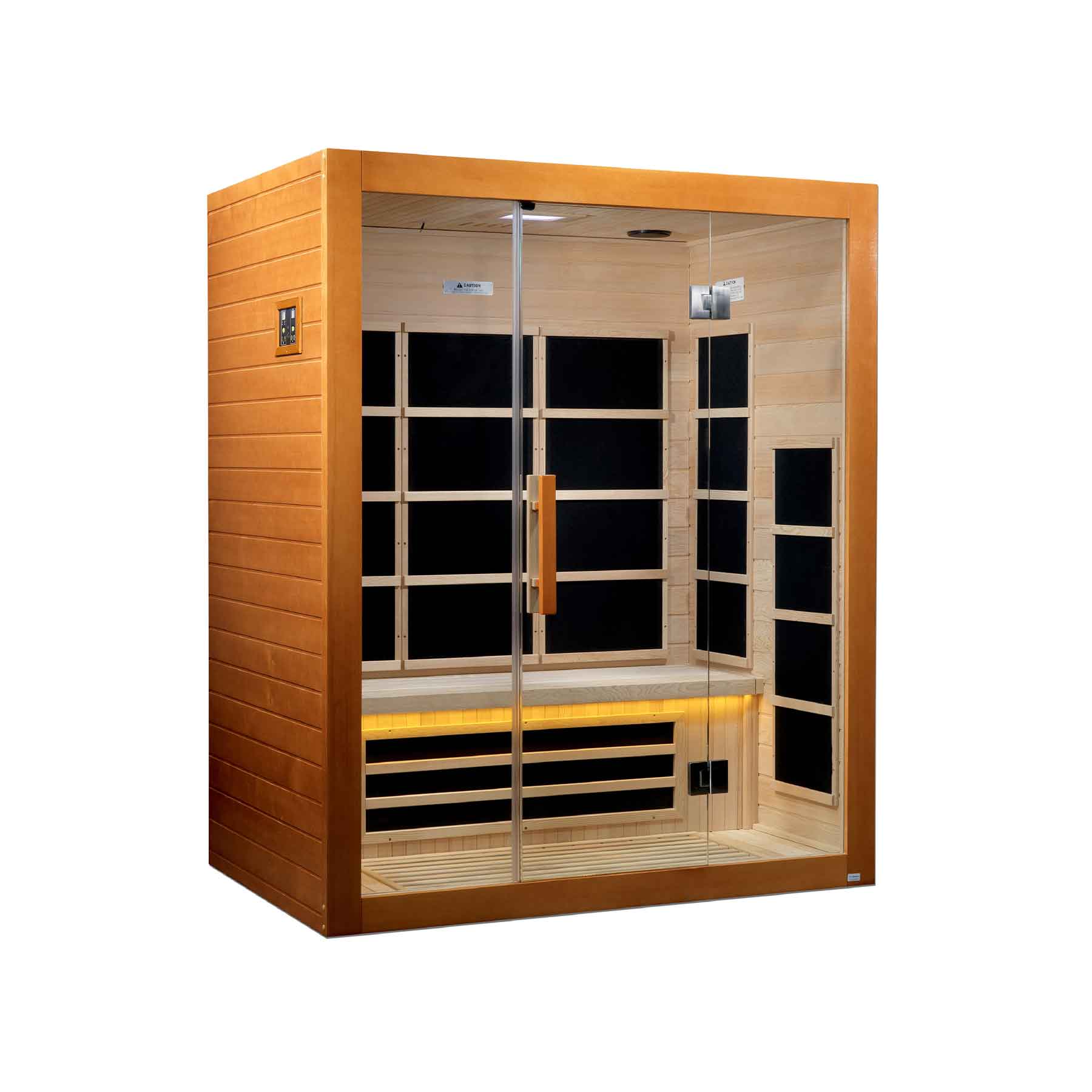 Dynamic Marseille 3 Person Ultra Low EMF Indoor Infrared Sauna - Image 3