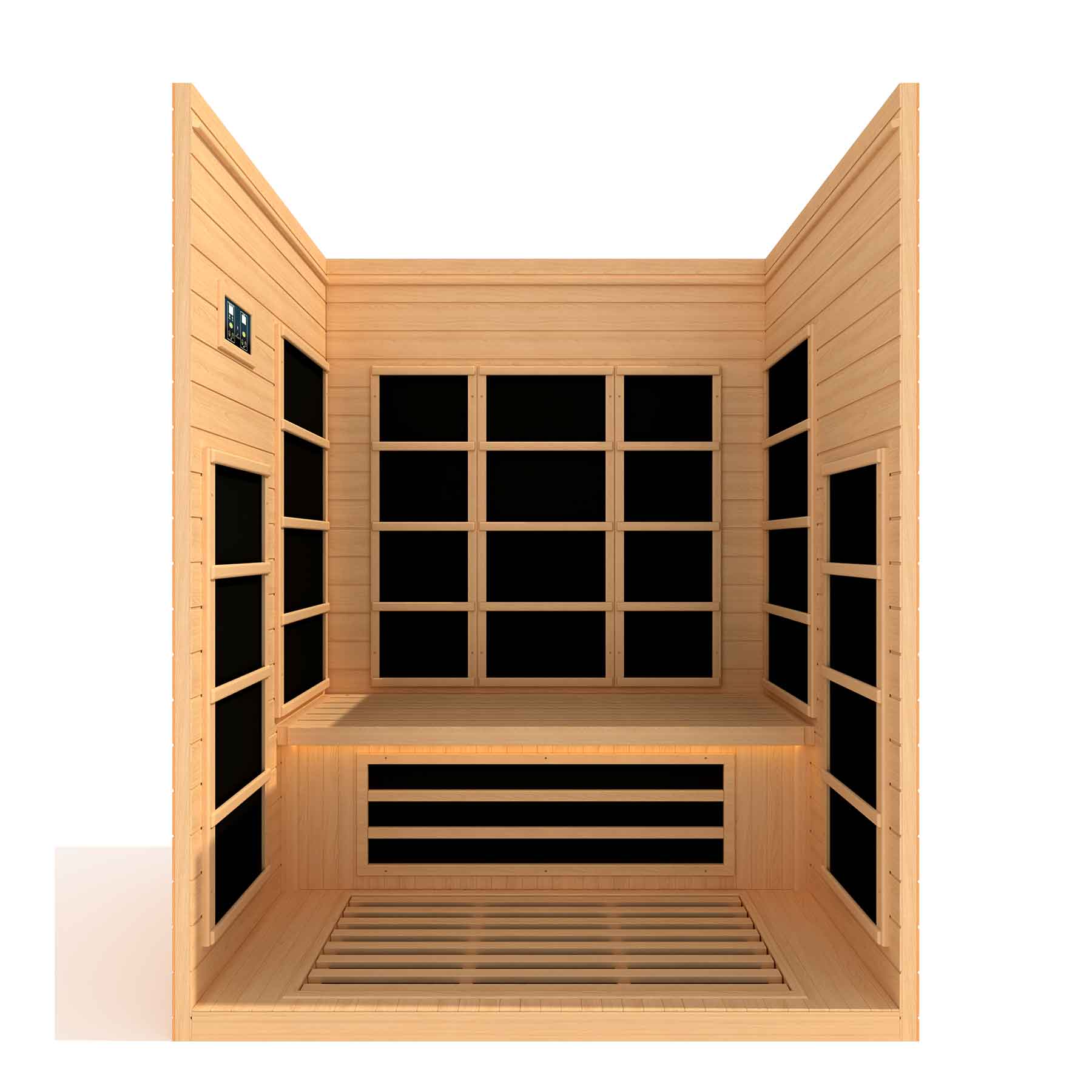 Dynamic Marseille 3 Person Ultra Low EMF Indoor Infrared Sauna - Image 4