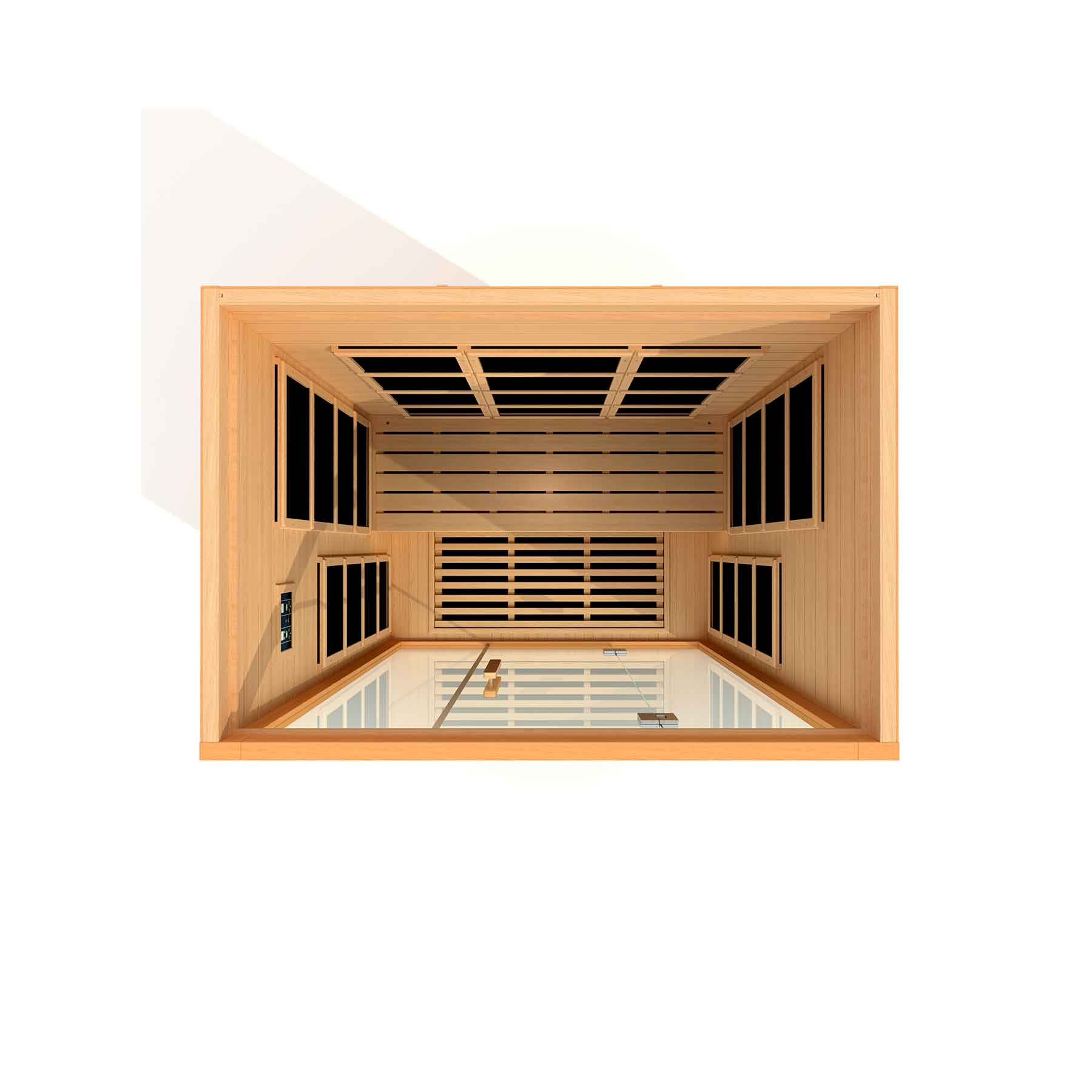 Dynamic Marseille 3 Person Ultra Low EMF Indoor Infrared Sauna - Image 5