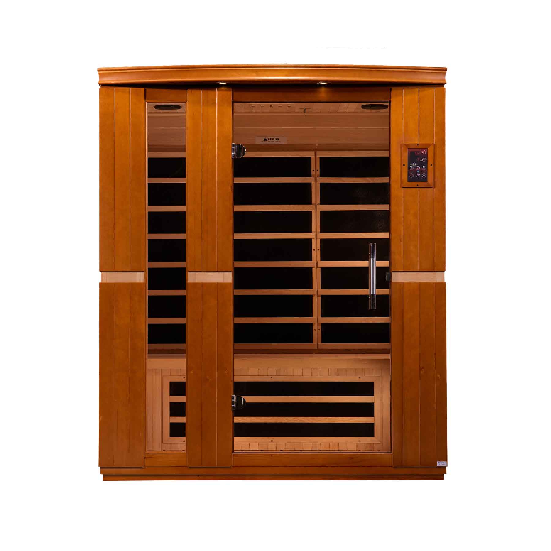 Dynamic Lugano 3 Person Low EMF Indoor FAR Infrared Sauna - Image 2