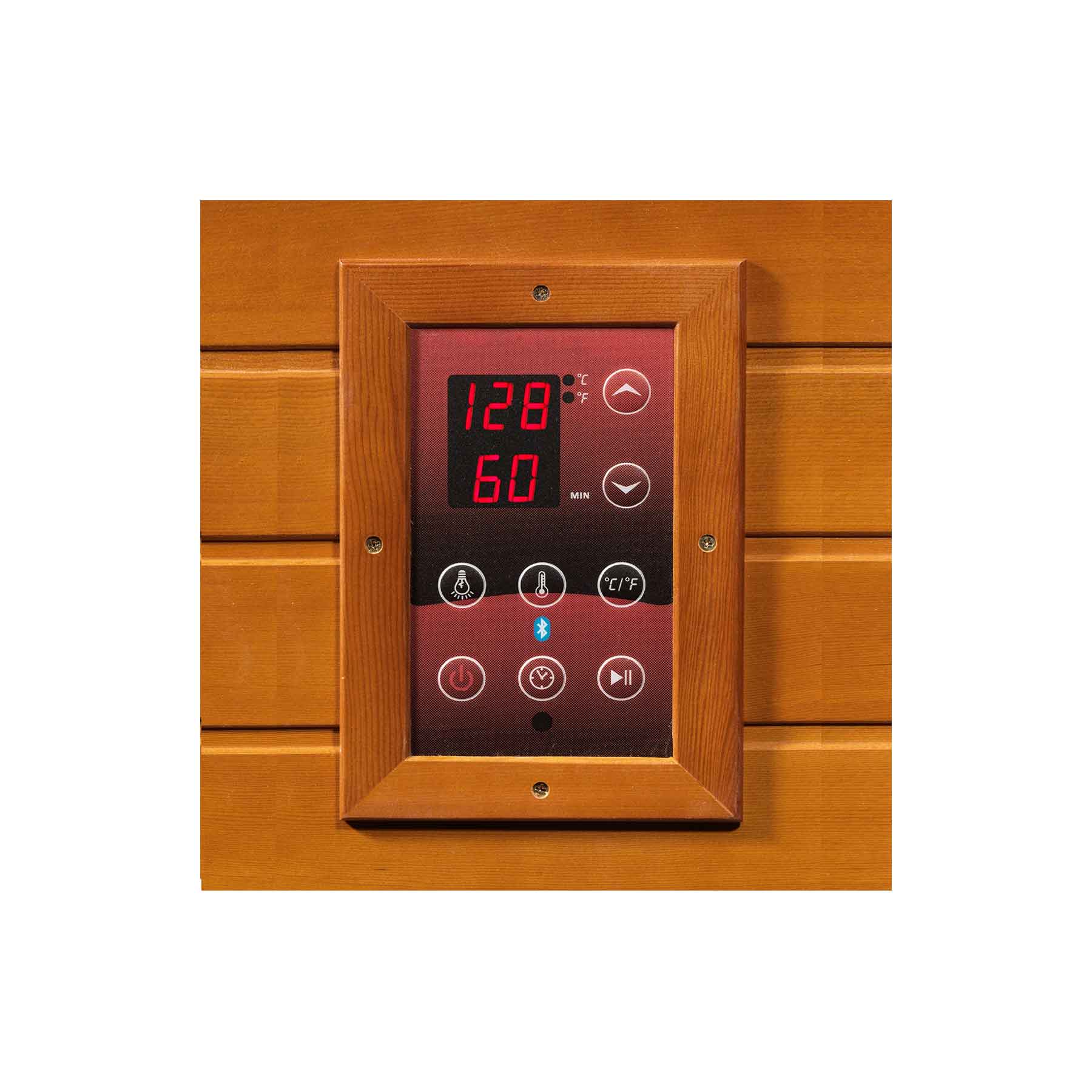 Dynamic Lugano 3 Person Low EMF Indoor FAR Infrared Sauna - Image 6