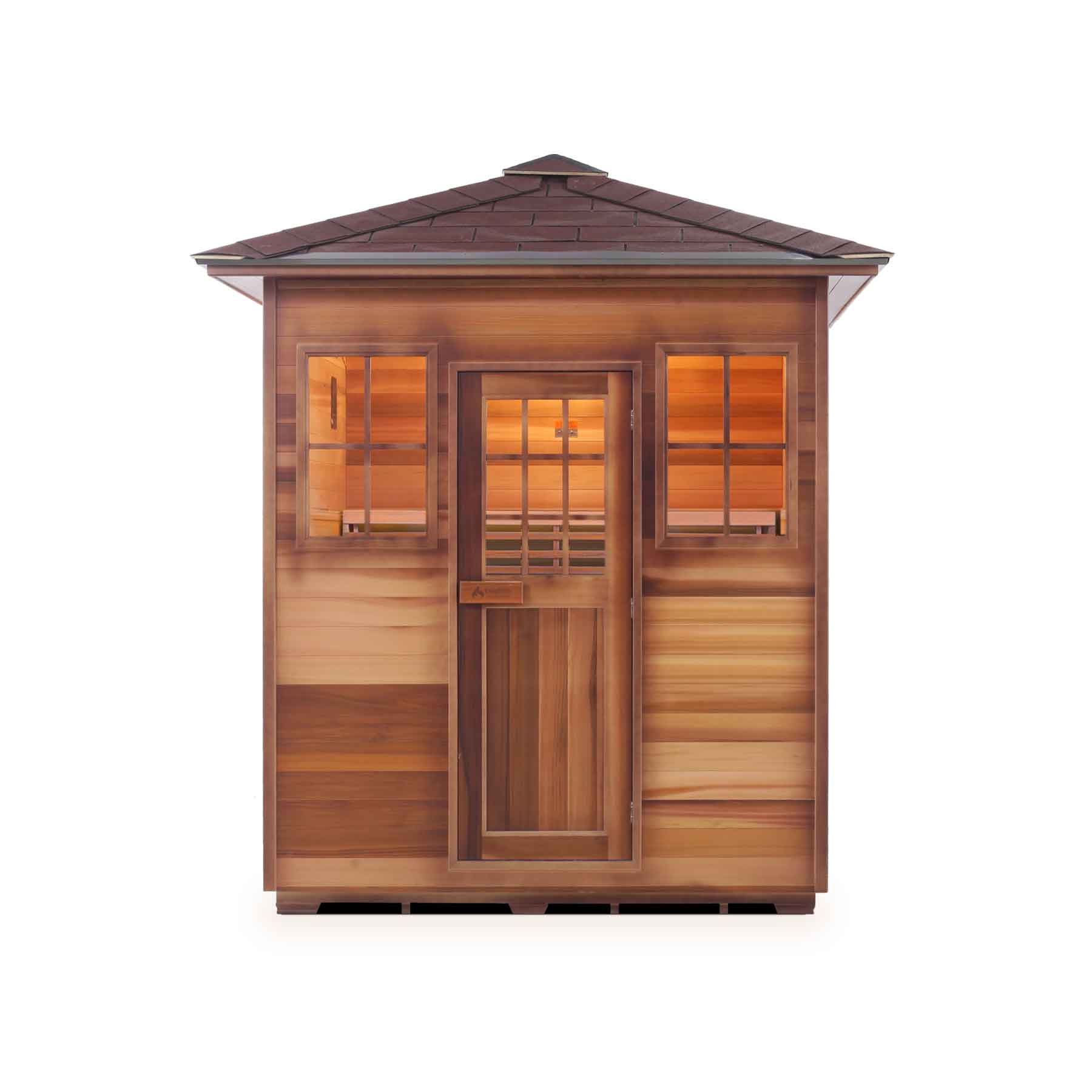 Enlighten Moonlight 4 Person  Outdoor Dry Traditional Sauna - Image 2