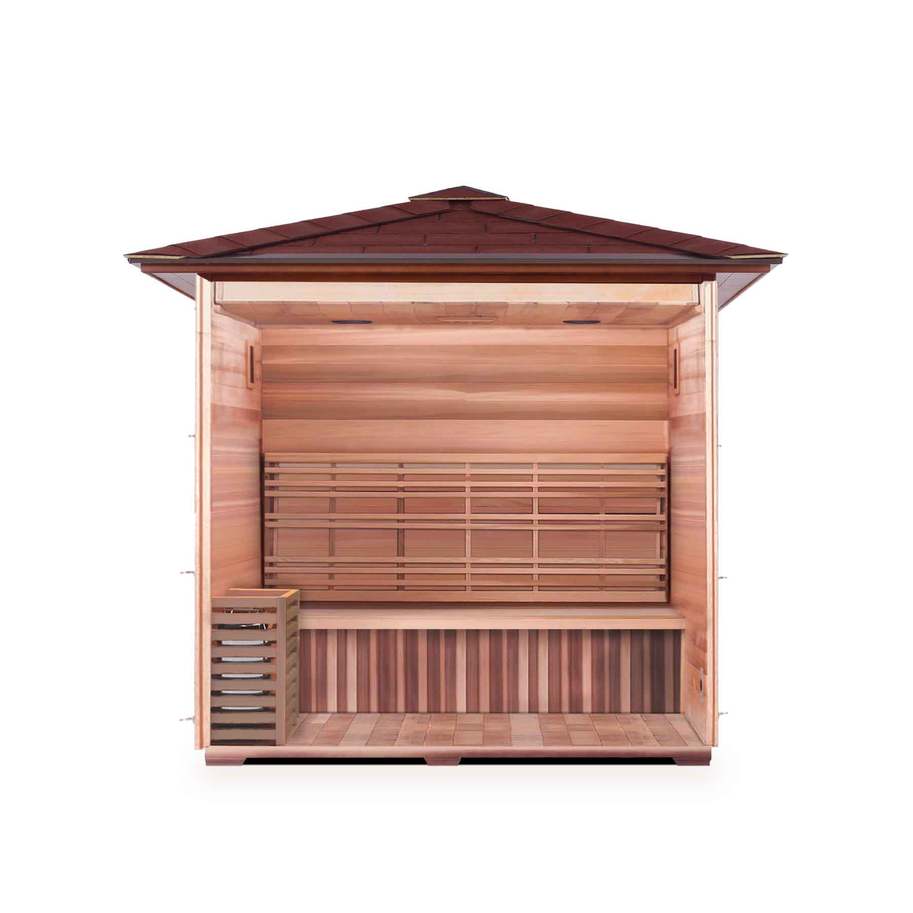 Enlighten Moonlight 4 Person  Outdoor Dry Traditional Sauna - Image 4