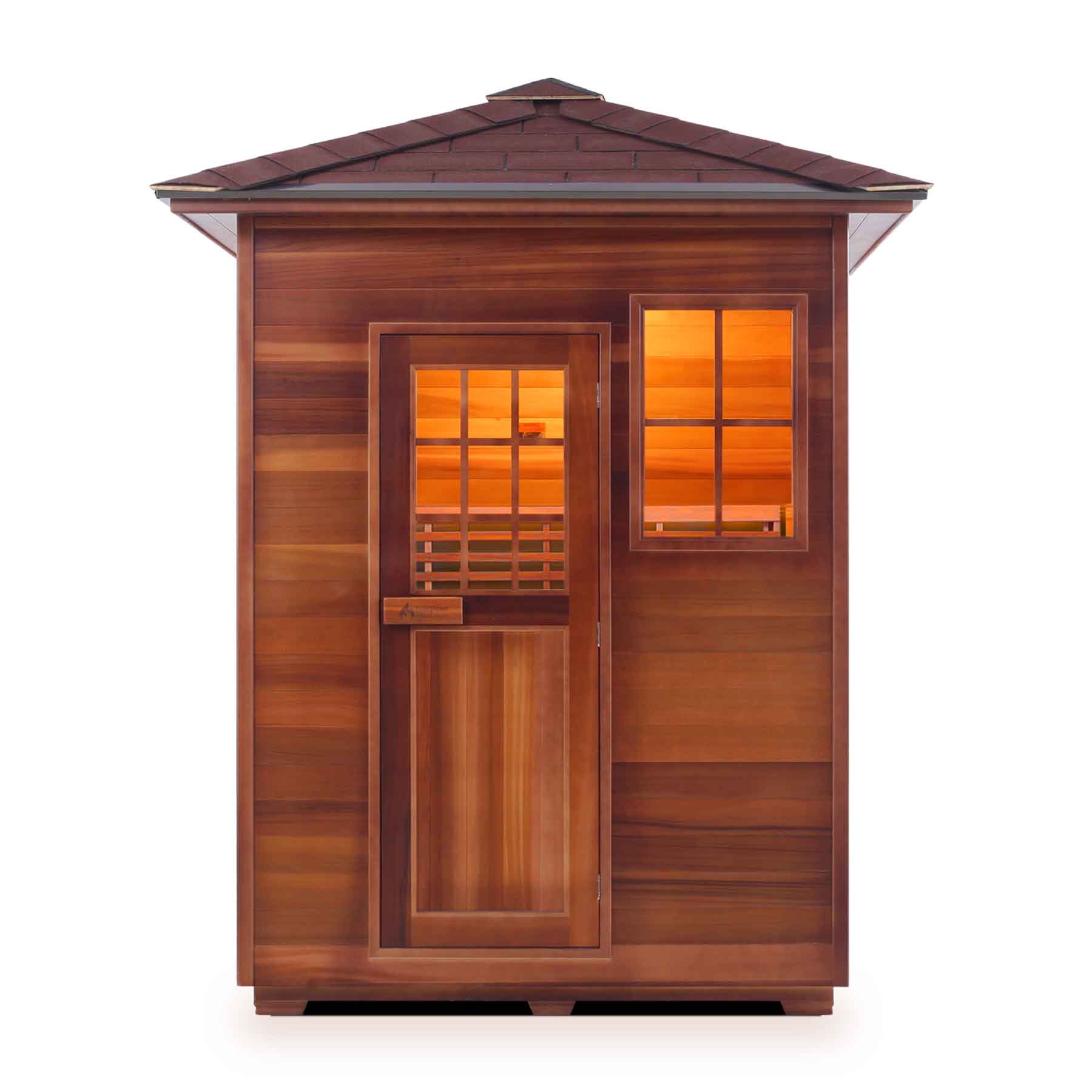 Enlighten Moonlight 3 Person  Outdoor Dry Traditional Sauna - Image 2