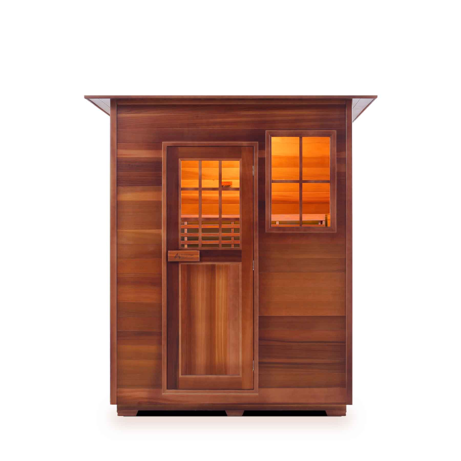 Enlighten Moonlight 3 Person Cedar Indoor Dry Traditional Sauna - Image 2