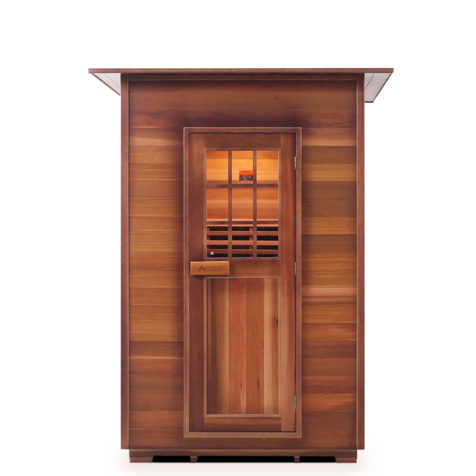 Enlighten Moonlight 2 Person Cedar Indoor Dry Traditional Sauna - Image 2