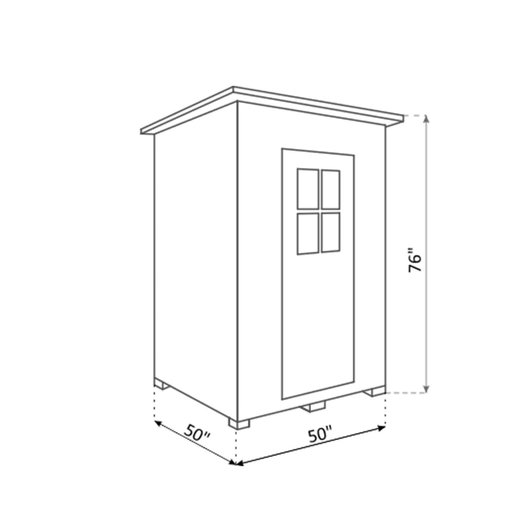Enlighten Moonlight 2 Person Cedar Indoor Dry Traditional Sauna - Image 9