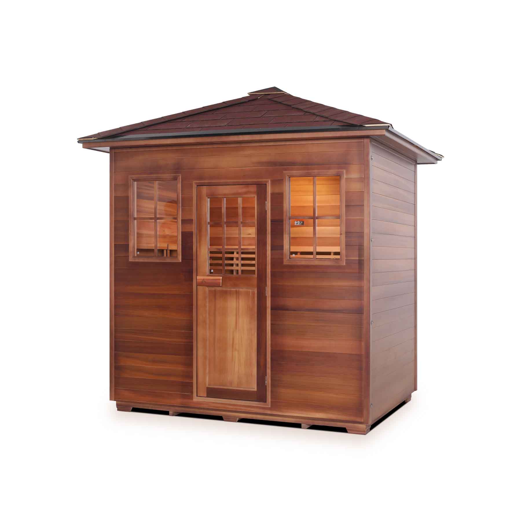 Enlighten Moonlight 5 Person  Outdoor Dry Traditional Sauna - Image 1