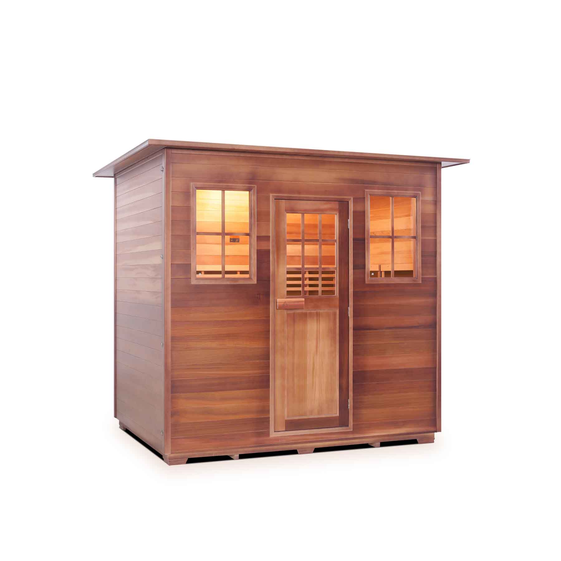 Enlighten Moonlight 5 Person  Outdoor Dry Traditional Sauna - Image 11