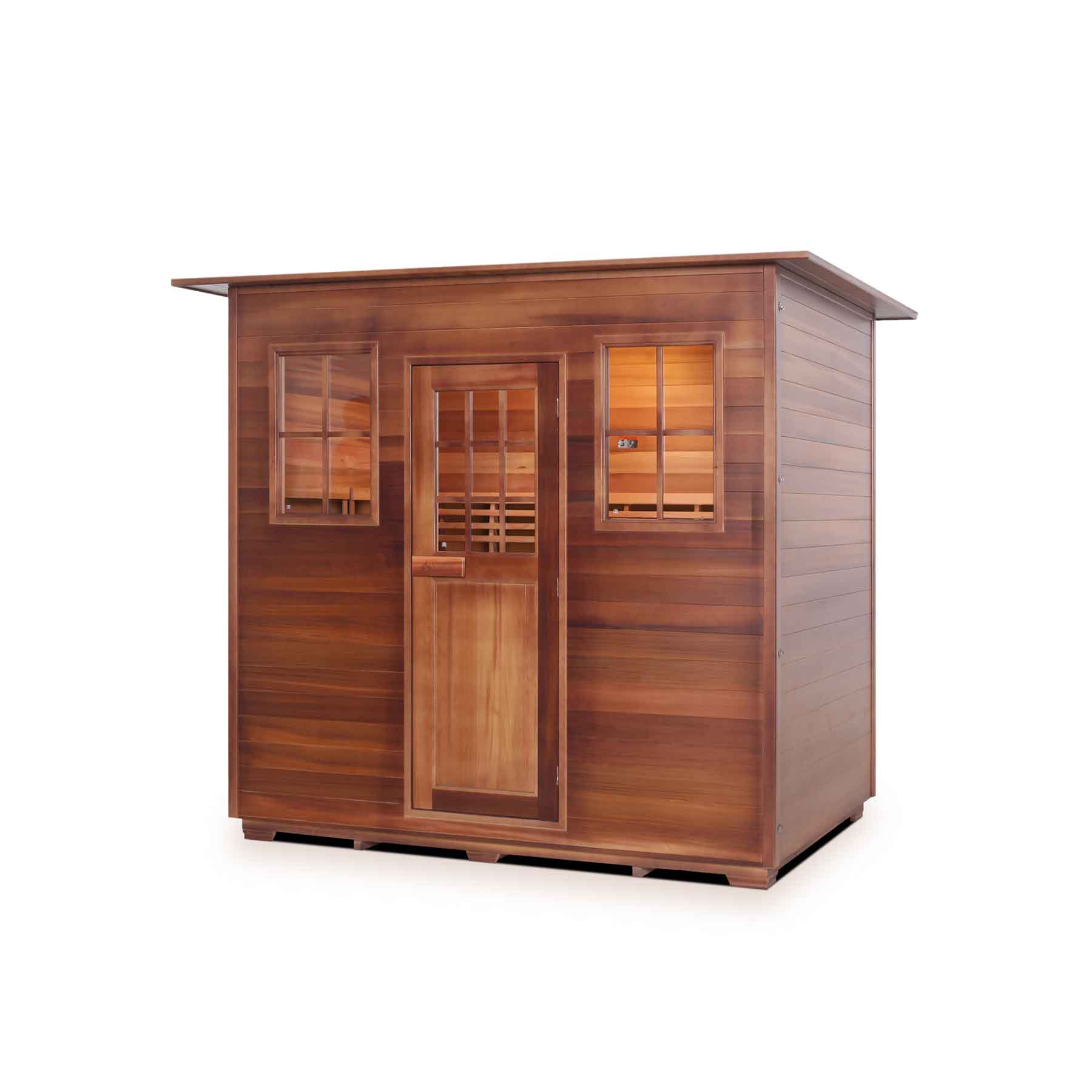 Enlighten Moonlight 5 Person  Outdoor Dry Traditional Sauna - Image 9